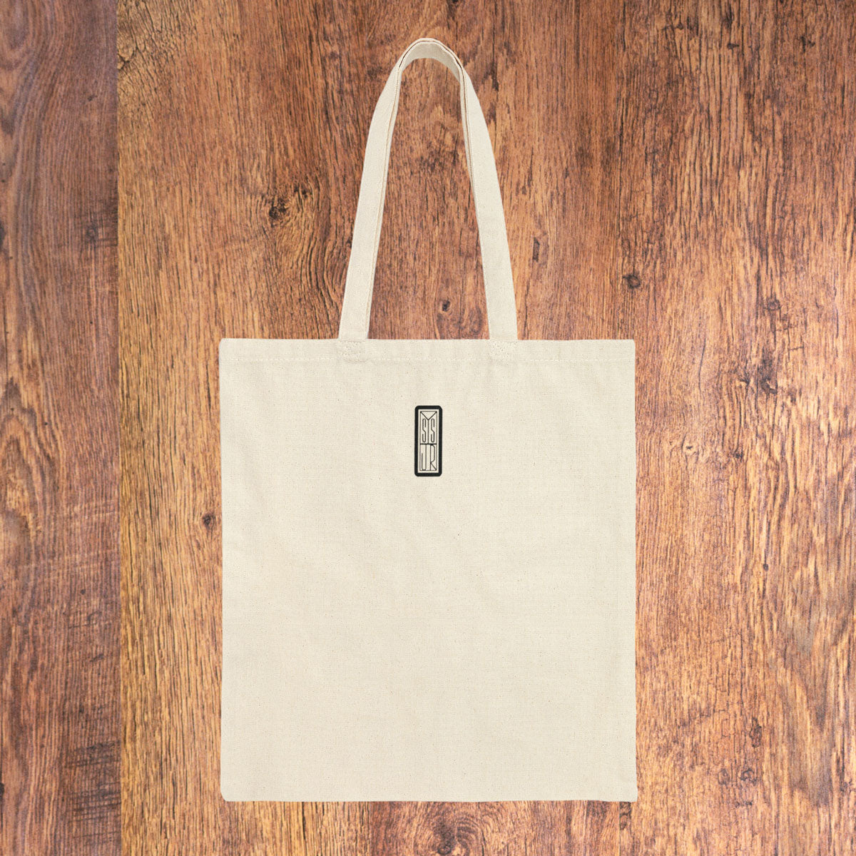3 Lovebirds with Winter Wear & Perched on a Candy Cane, Cotton Canvas Tote Bag