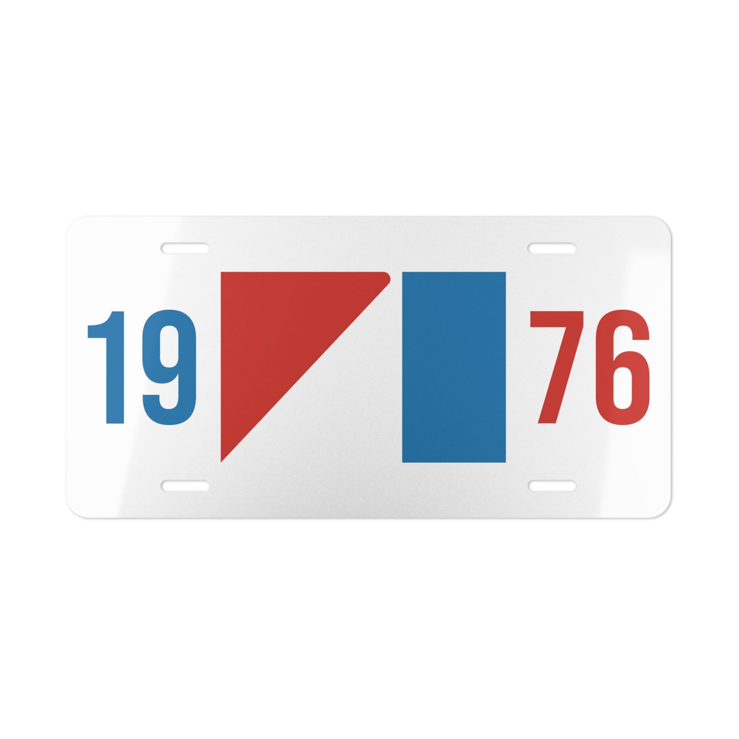 AMC Logo Blue & Red Year White Custom Plates
