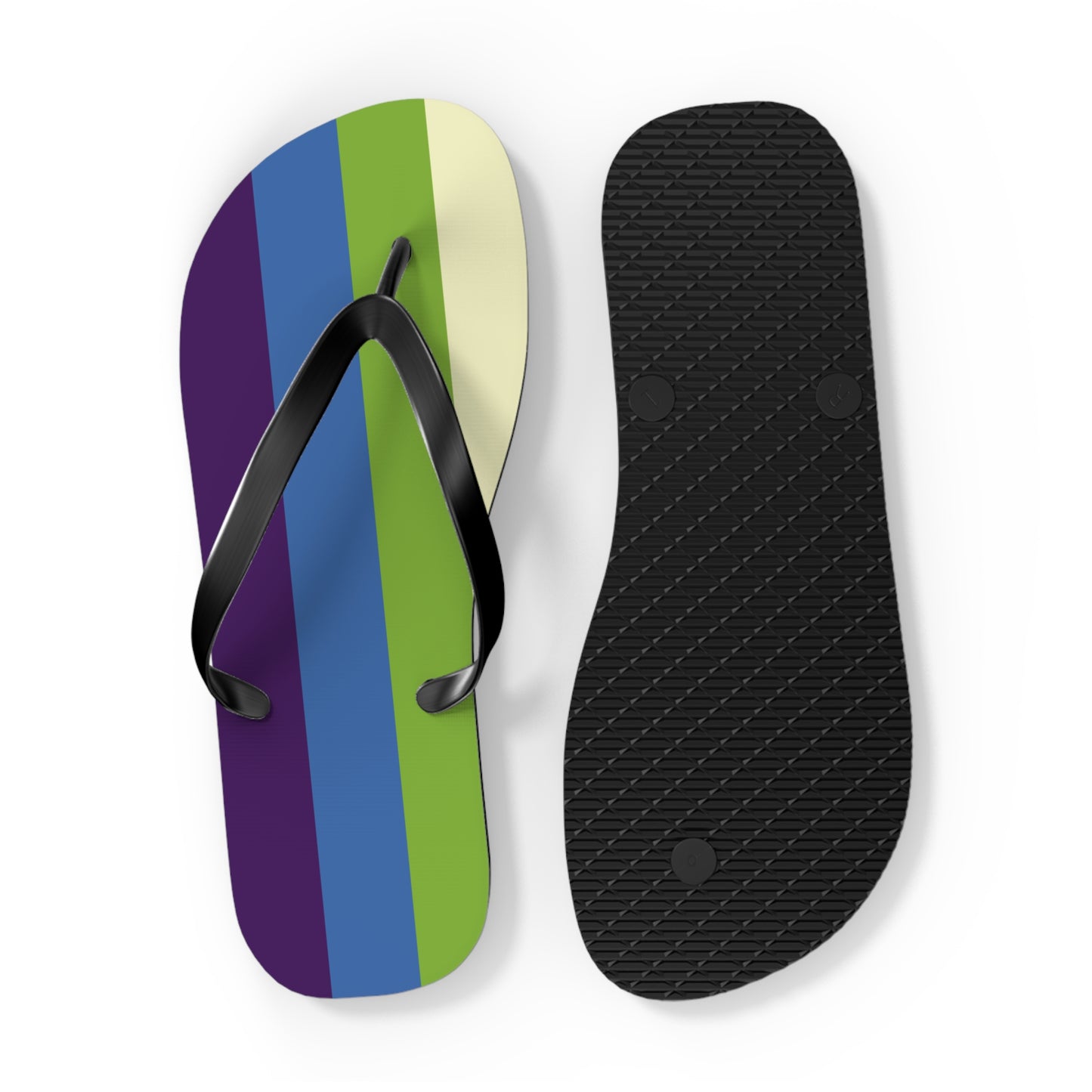 Aplatonic Pride Flip Flops