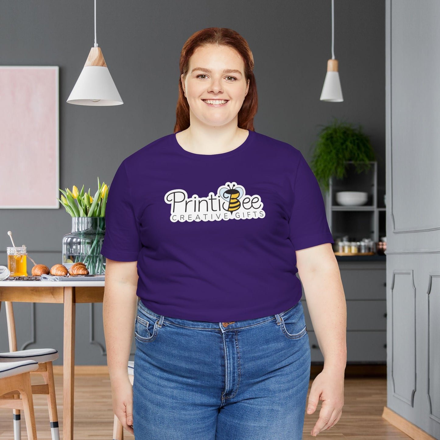 Camiseta con logotipo PrintiBee