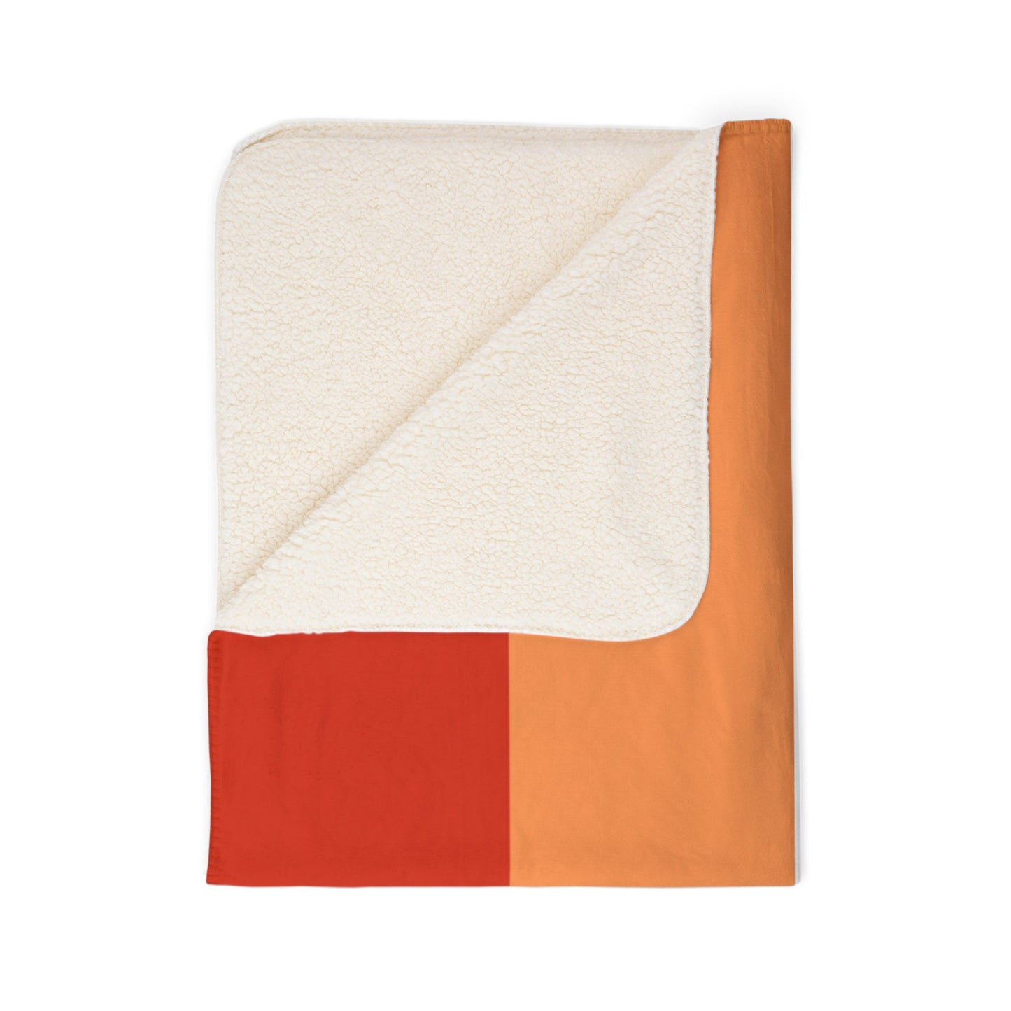 Lesbian Sunset Pride Flag Fleece Sherpa Blanket