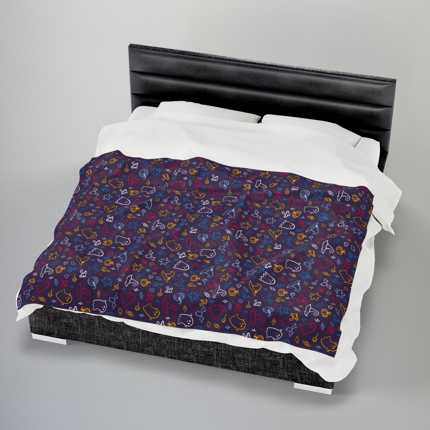 Polyamory Pride Halloween Velveteen Plush Blanket