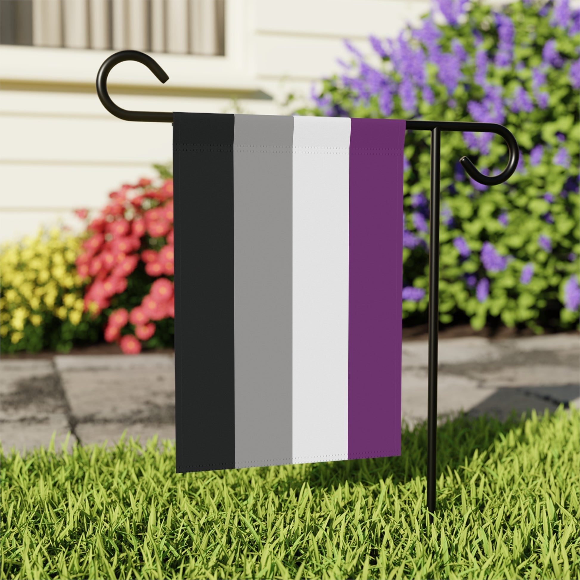 Asexual Pride Garden Banner