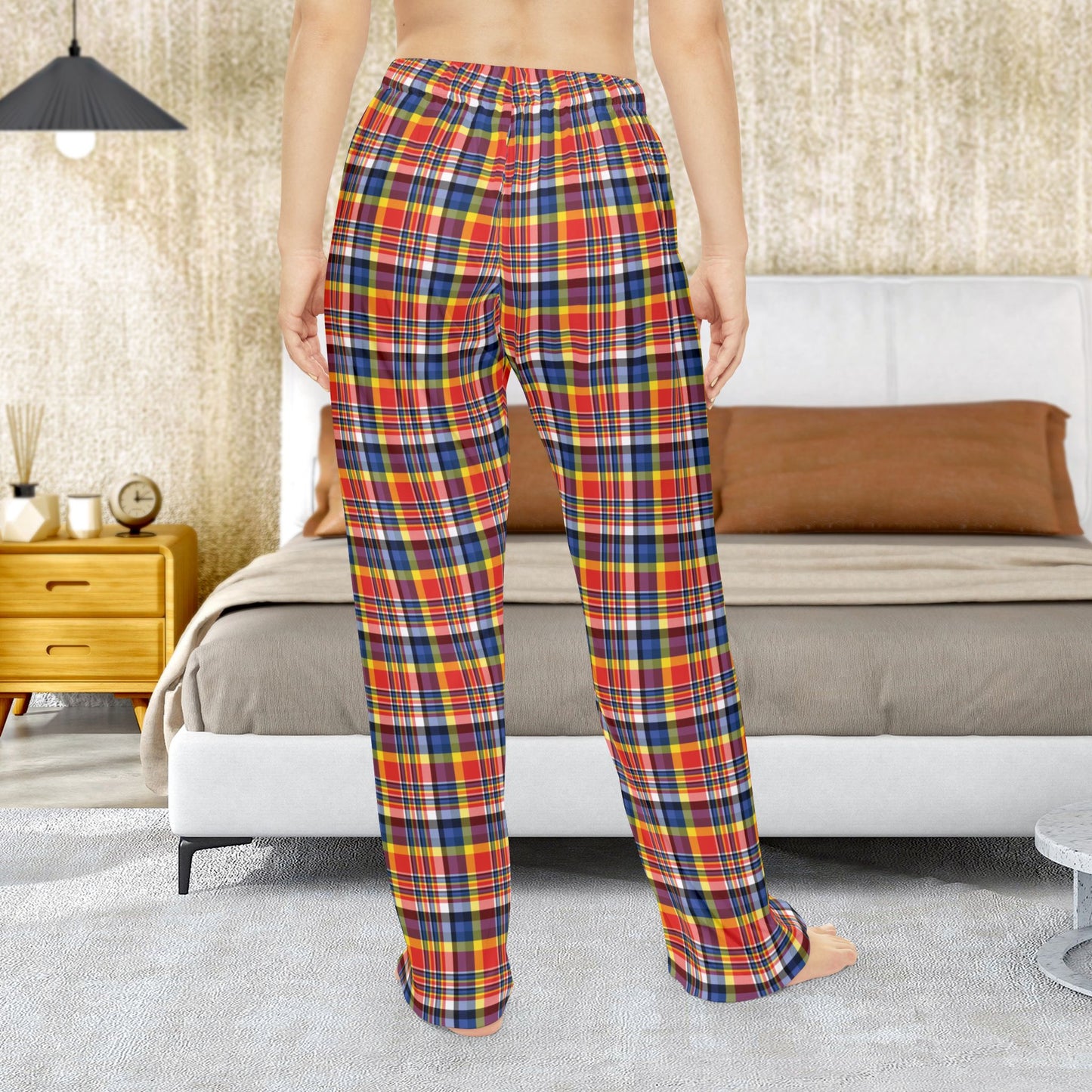 Women’s Red, Yellow & Blue Plaid Ohio Pajama Pants