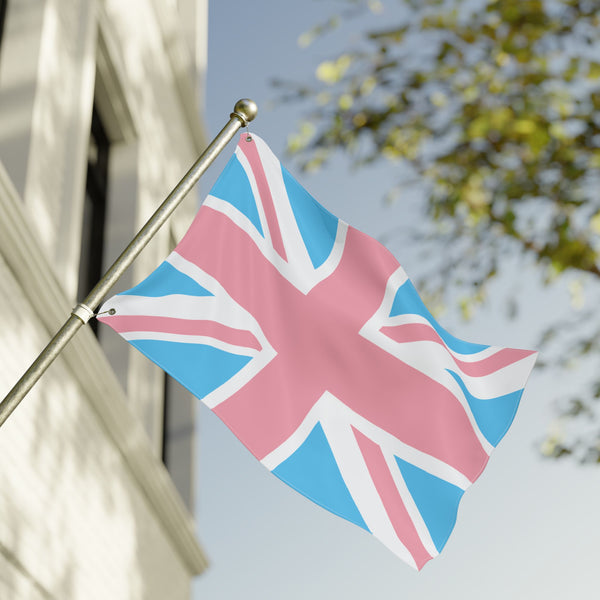 24'' × 36'' UK Transgender Pride Flag with Grommets