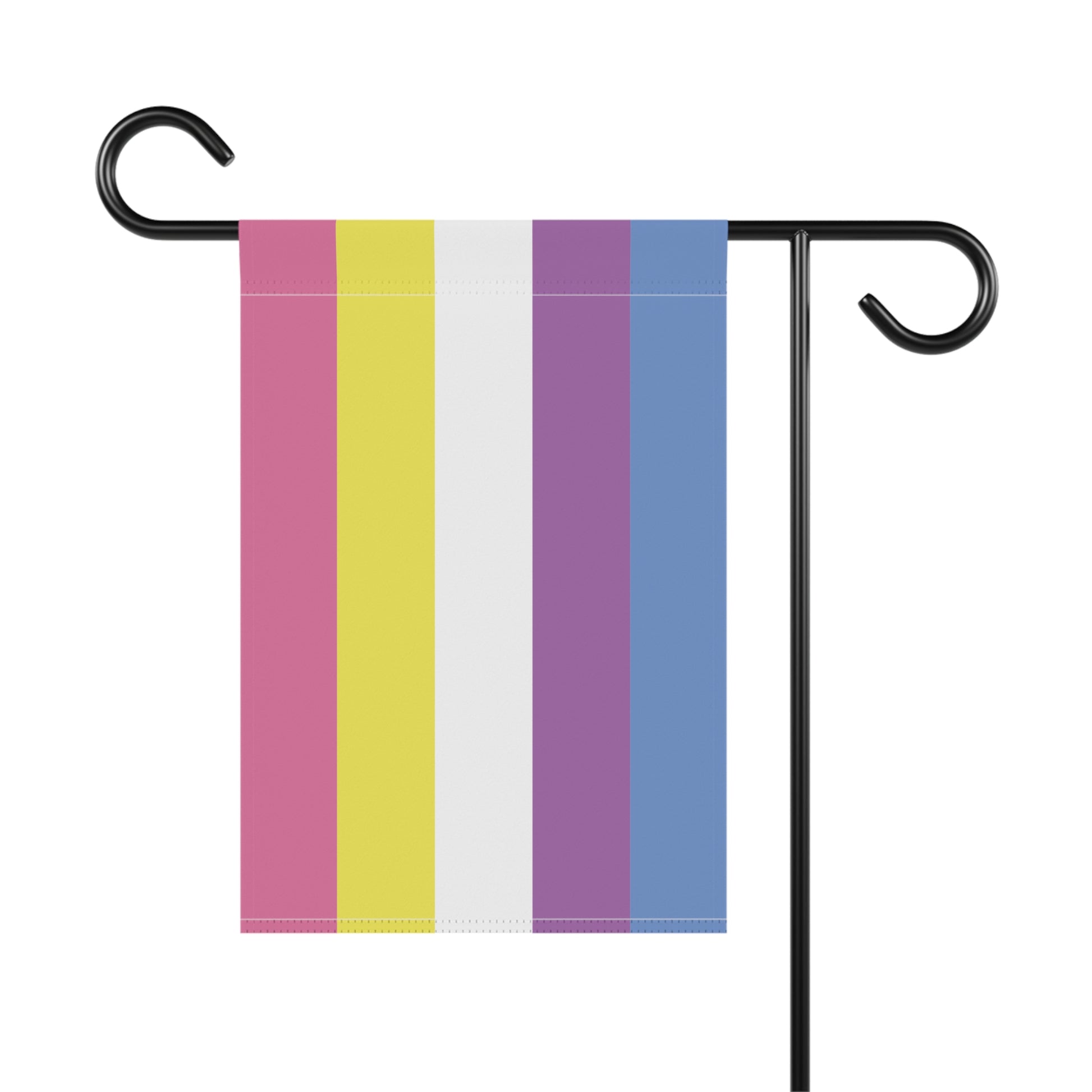 Bigender Yellow Pride Garden Banner