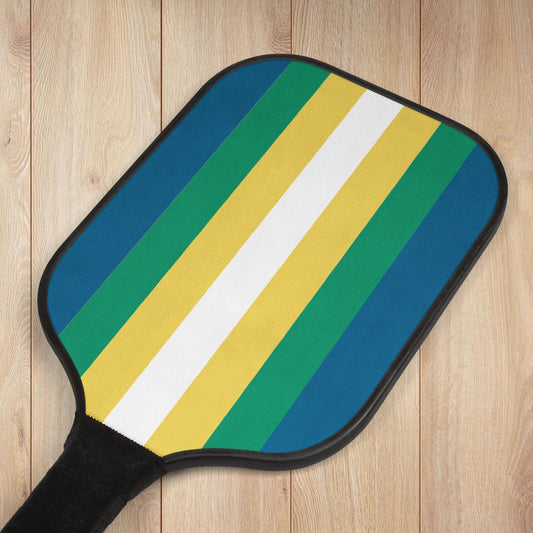 Non-Binary Boy Pride Flag Pickleball Kit
