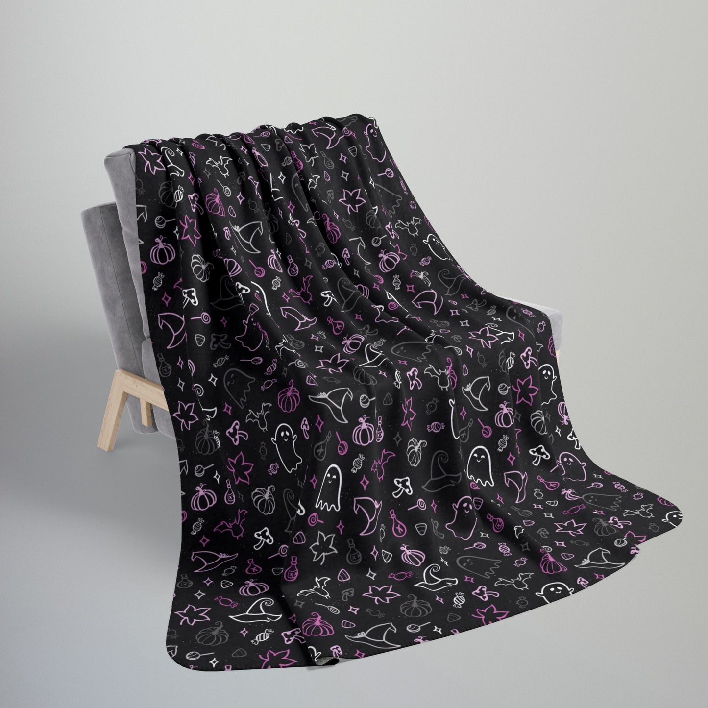 Straight Queer Pride Halloween Fleece Sherpa Blanket
