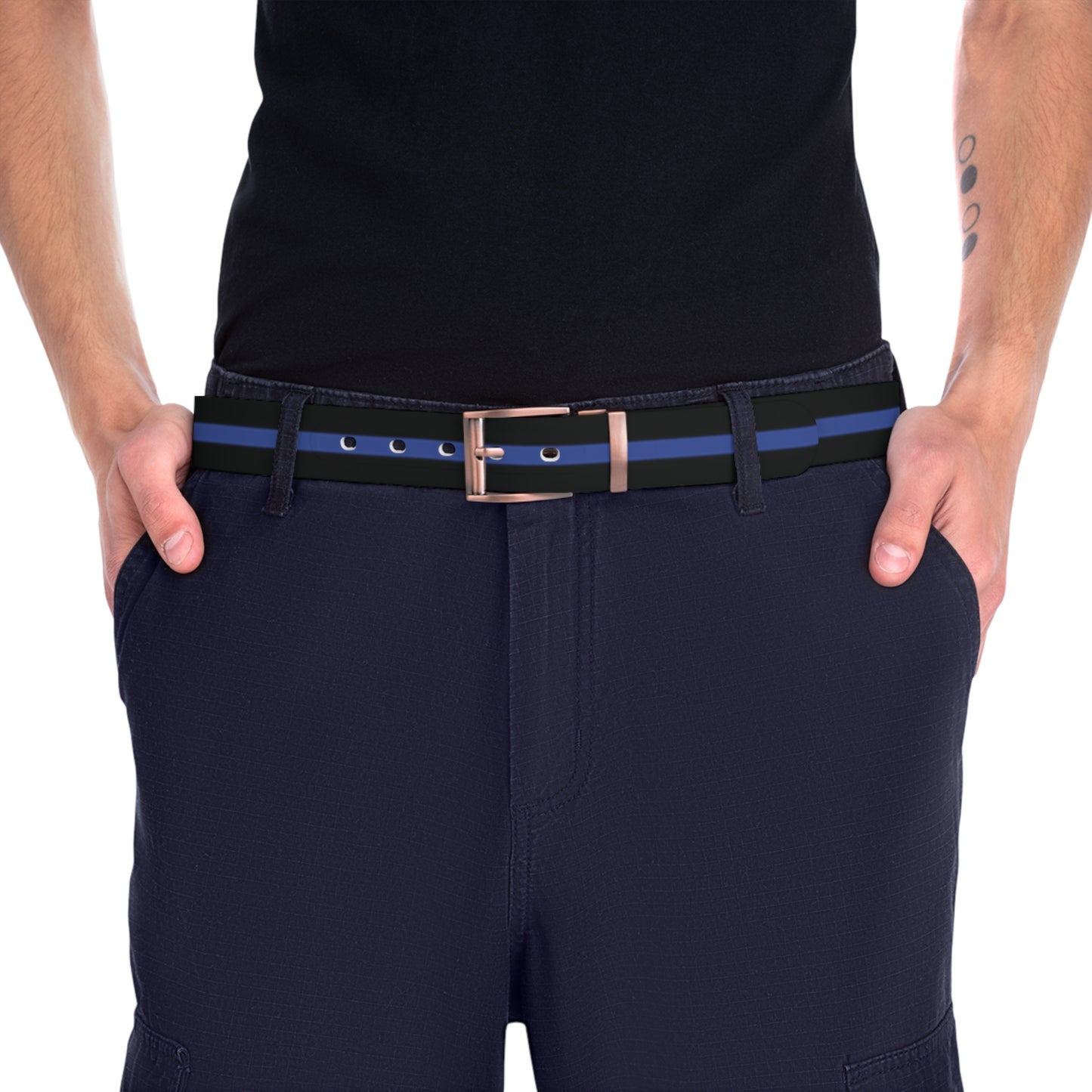 Thin Blue Line Flag Belt