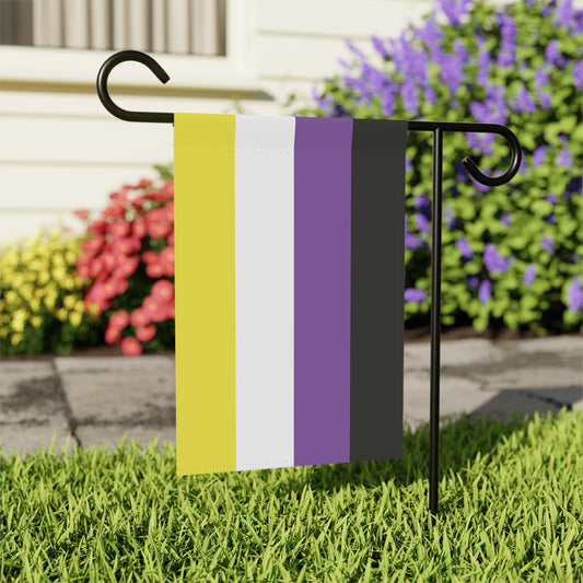 12'' × 18'' Non-Binary Pride Garden Banner