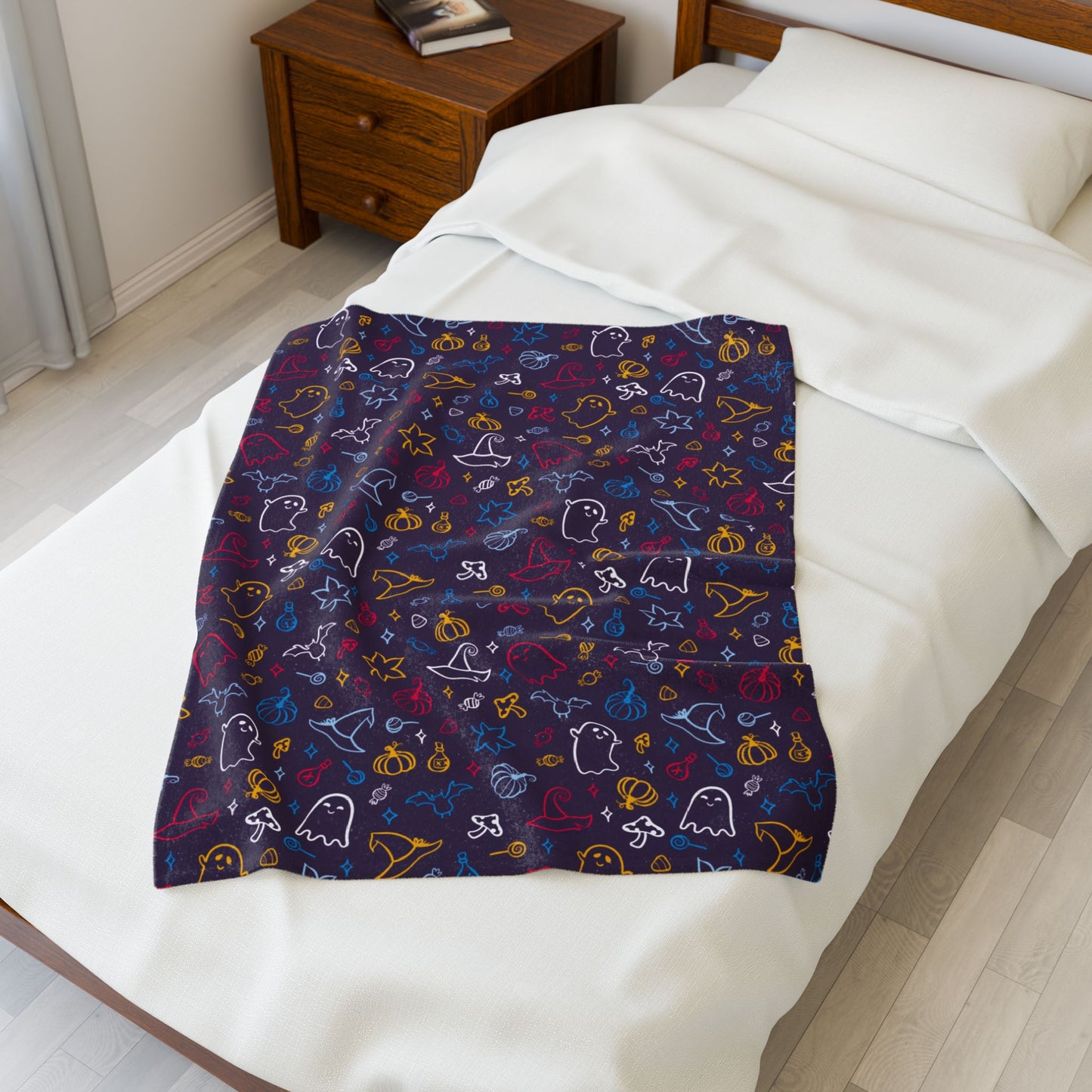 Polyamory Pride Halloween Velveteen Plush Blanket