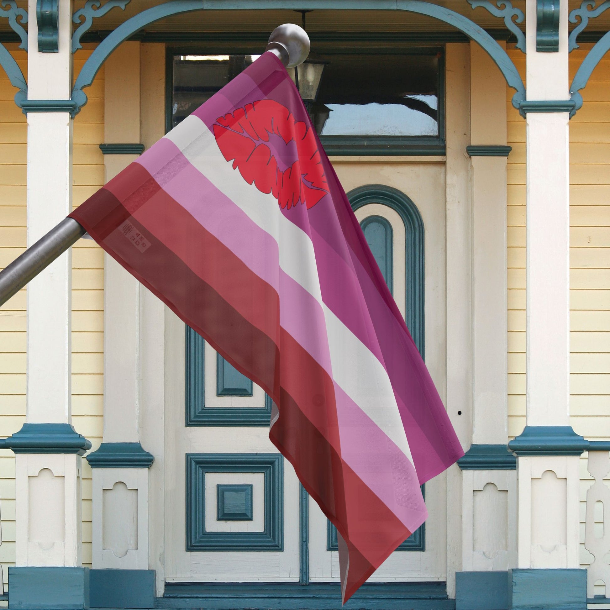 Lipstick Lesbian Pink Pride Flag