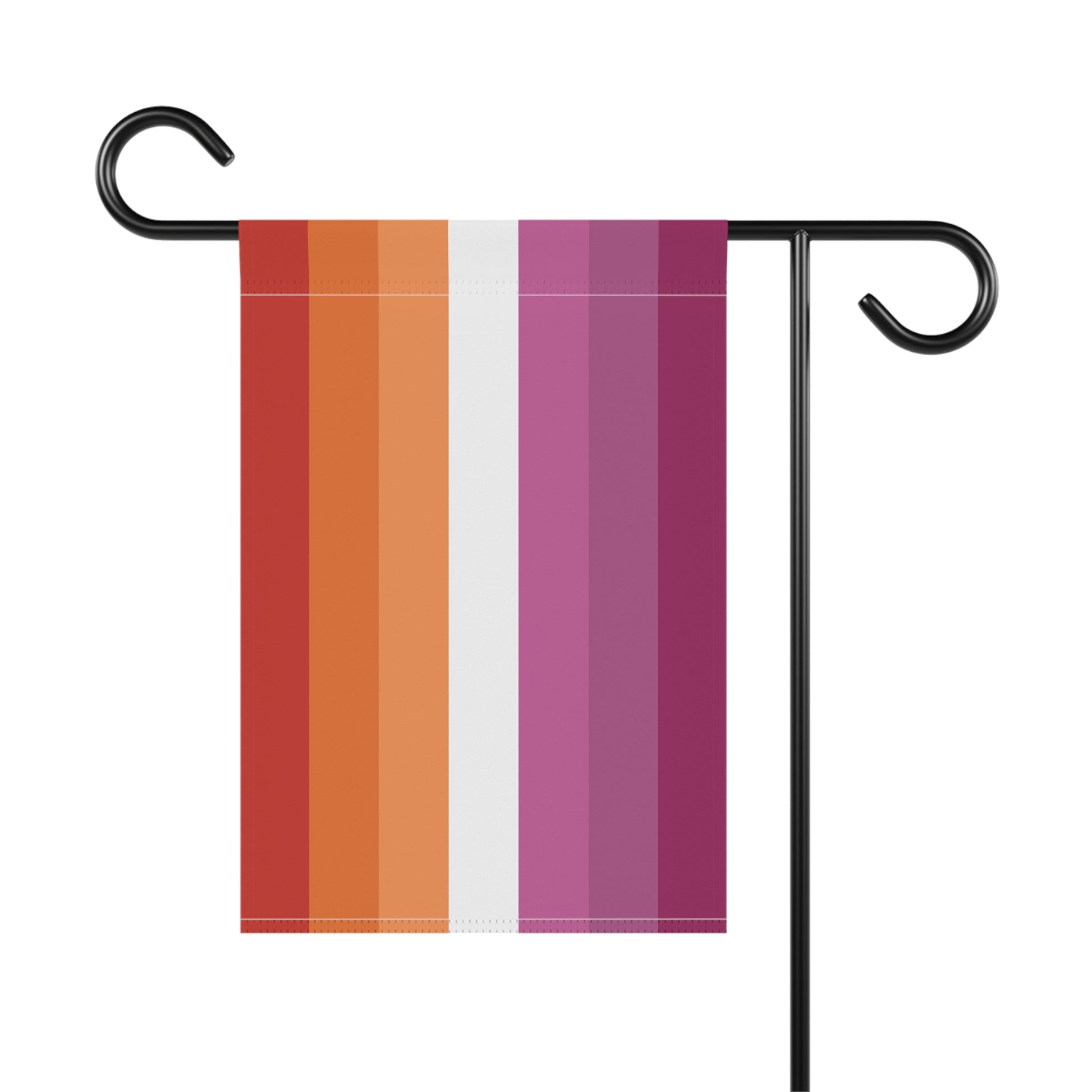 Lesbian Pride 7-Stripe Sunset Garden Banner