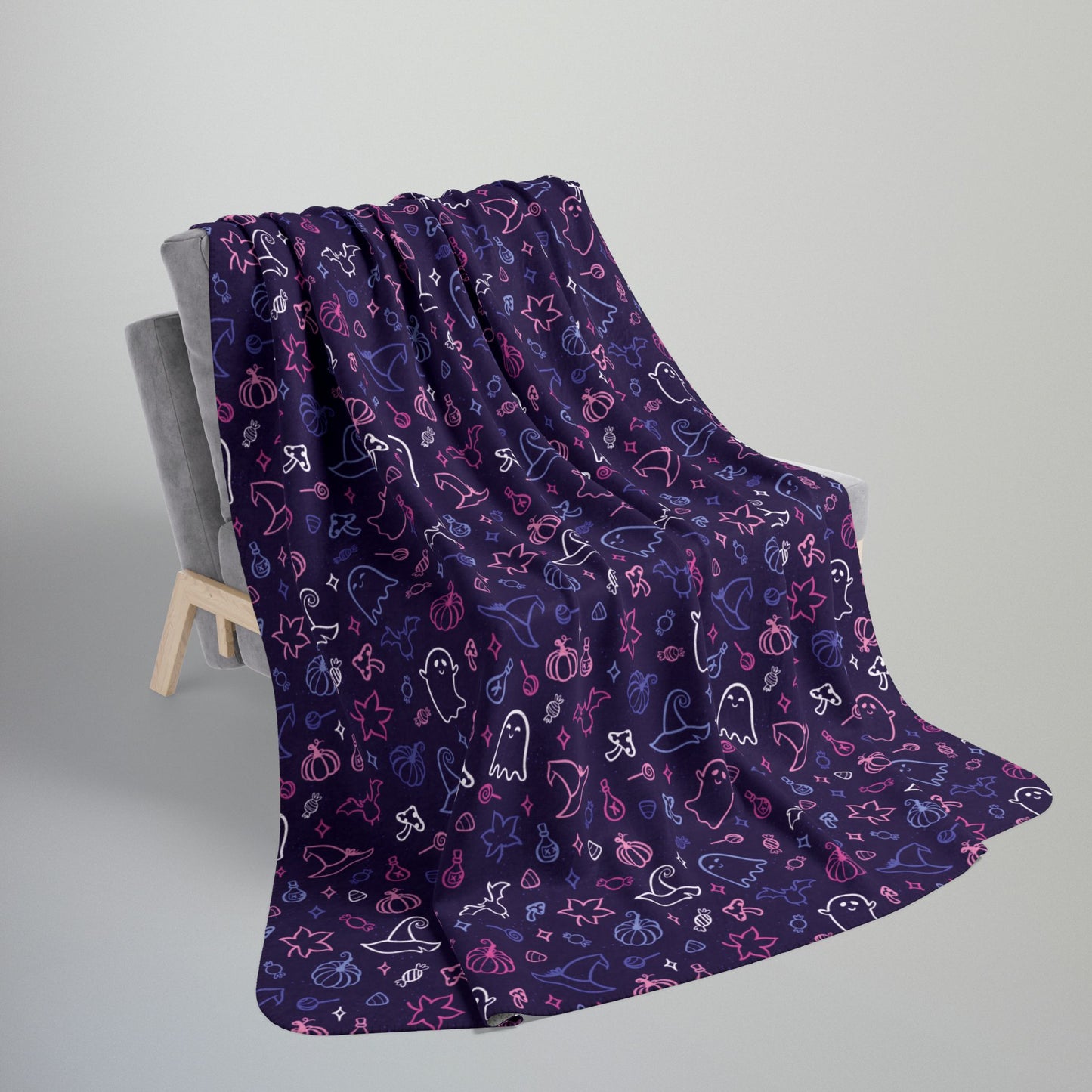 Omnisexual Pride Halloween Fleece Sherpa Blanket