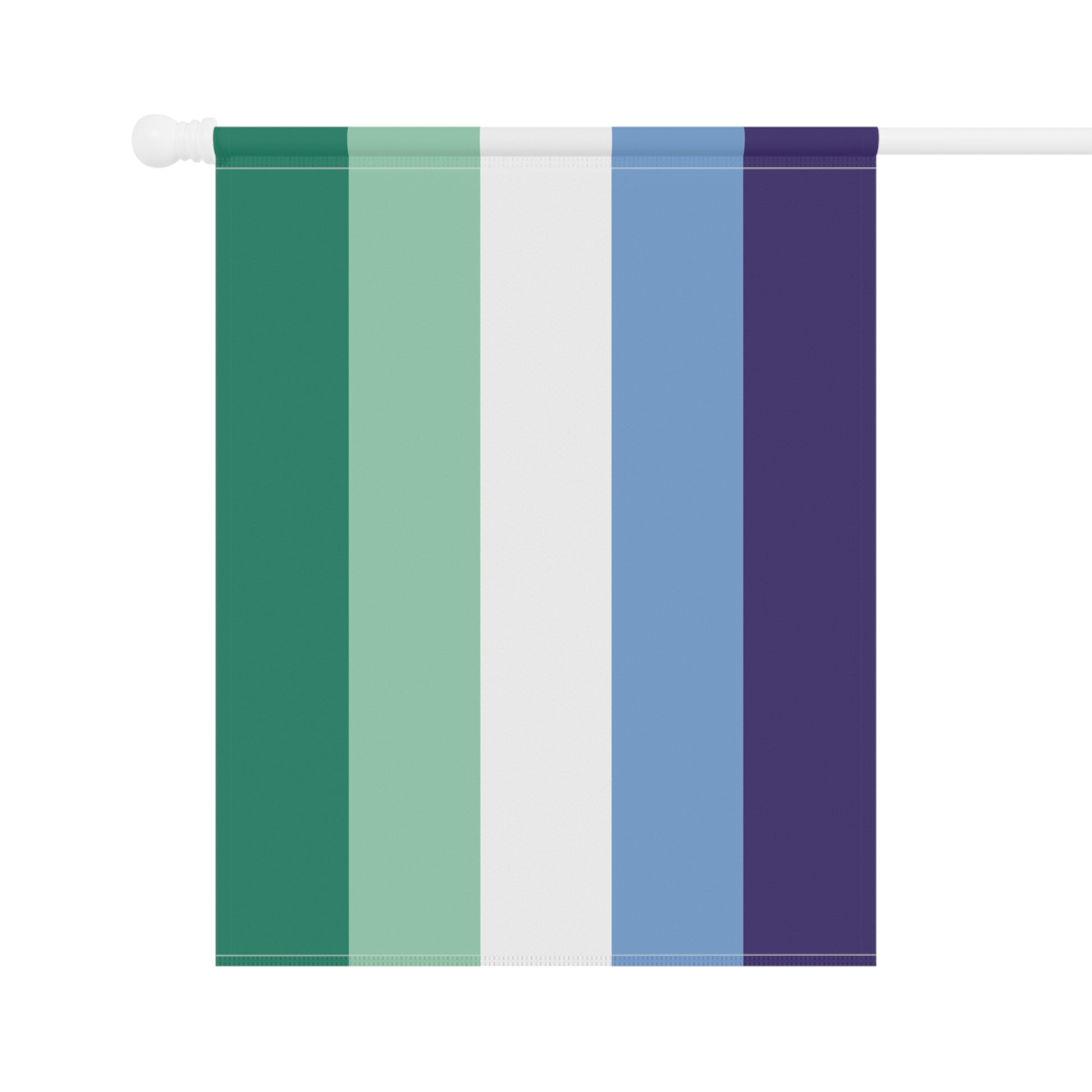 Gay Men Pride 5-Stripe Garden Banner