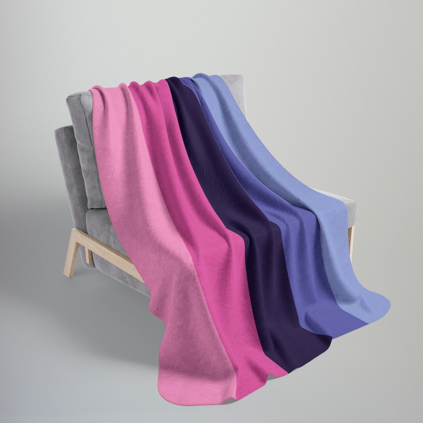 Fleece Sherpa Omnisexual Pride Flag Blanket