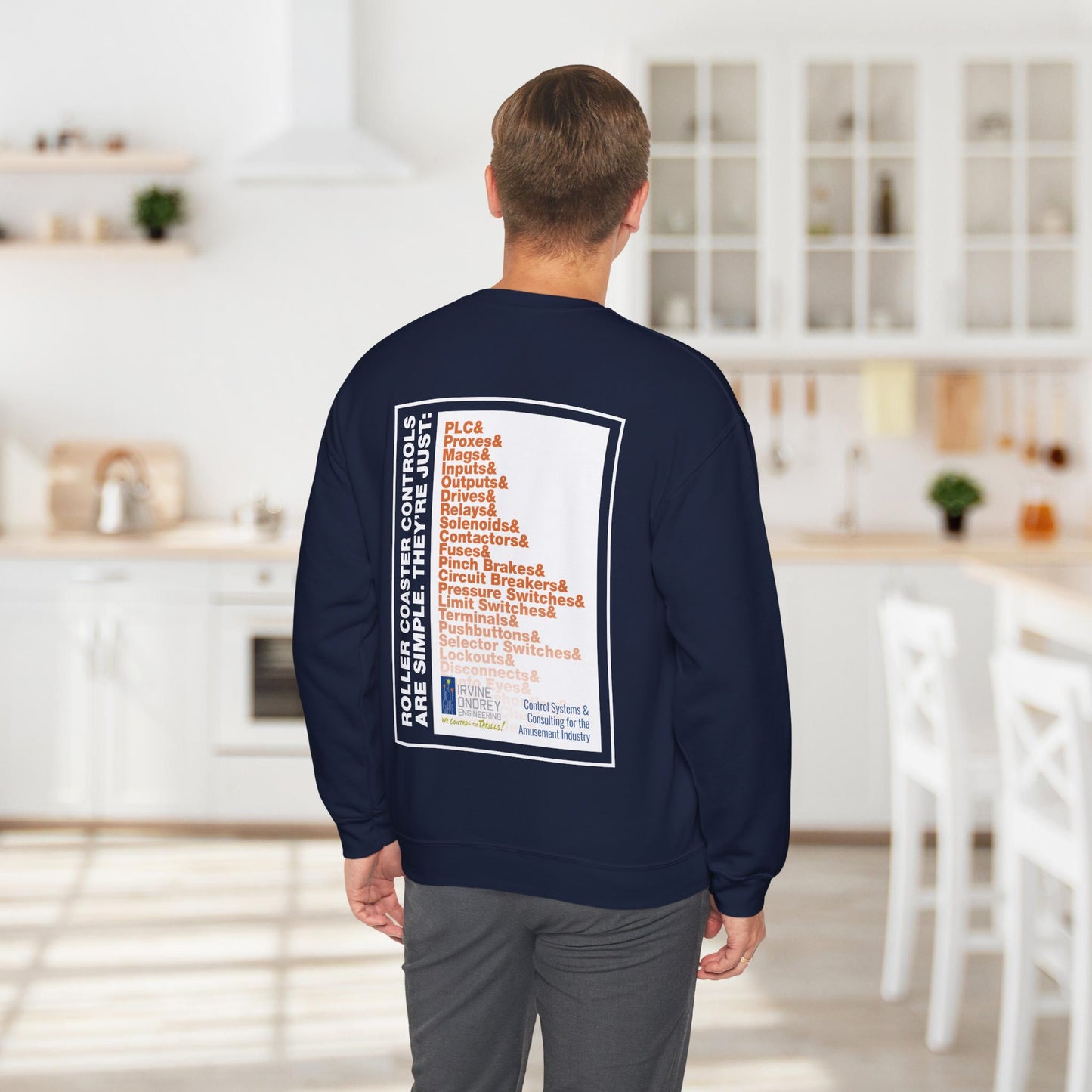 OG Controls Sweatshirt (BACK graphic) • Irvine Ondrey Engineering