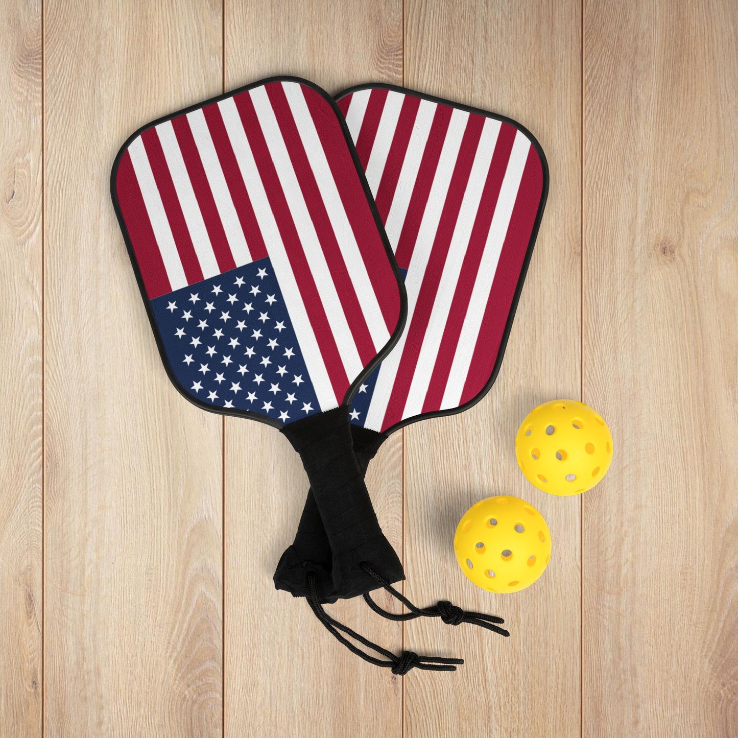 U.S.A. Flag Pickleball Kit