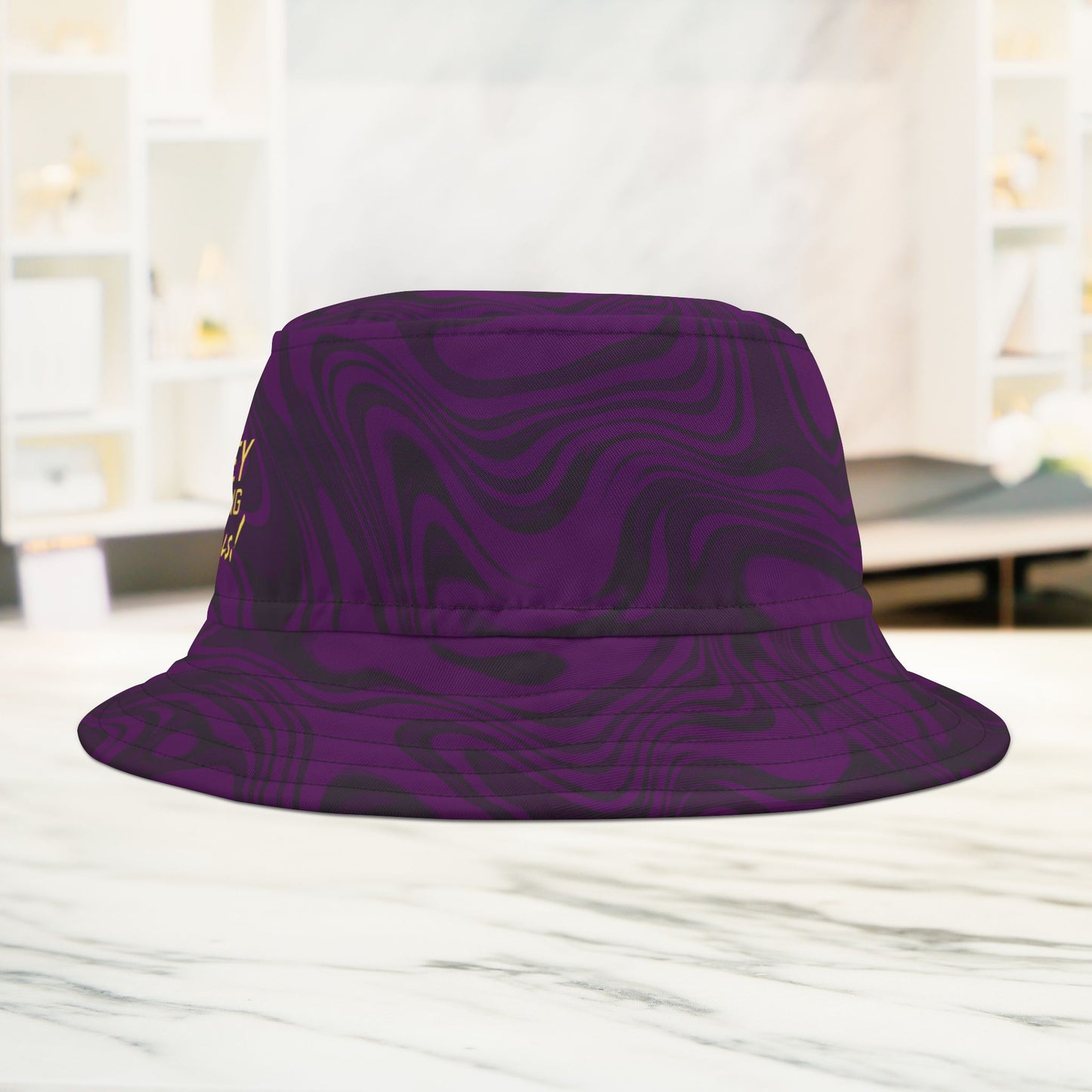Purple Swirl Bucket Hat • Irvine Ondrey Engineering
