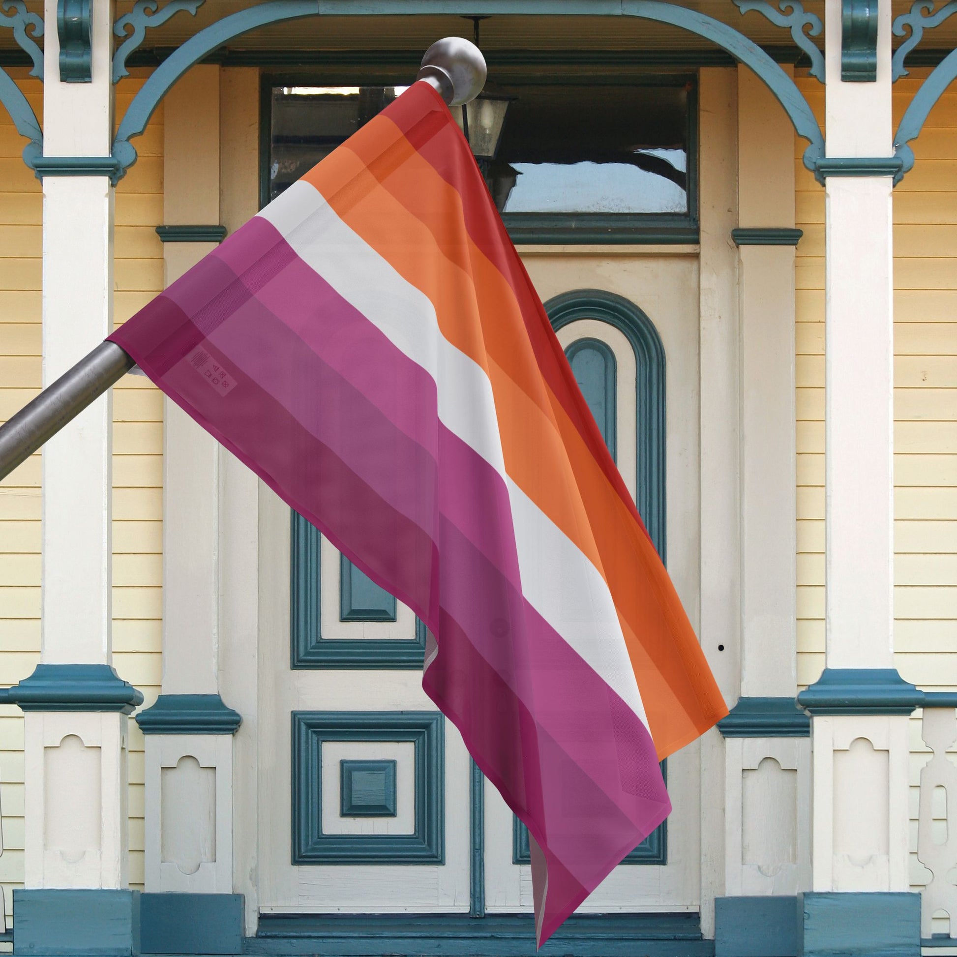 Lesbian Pride 7-Stripe Sunset Flag