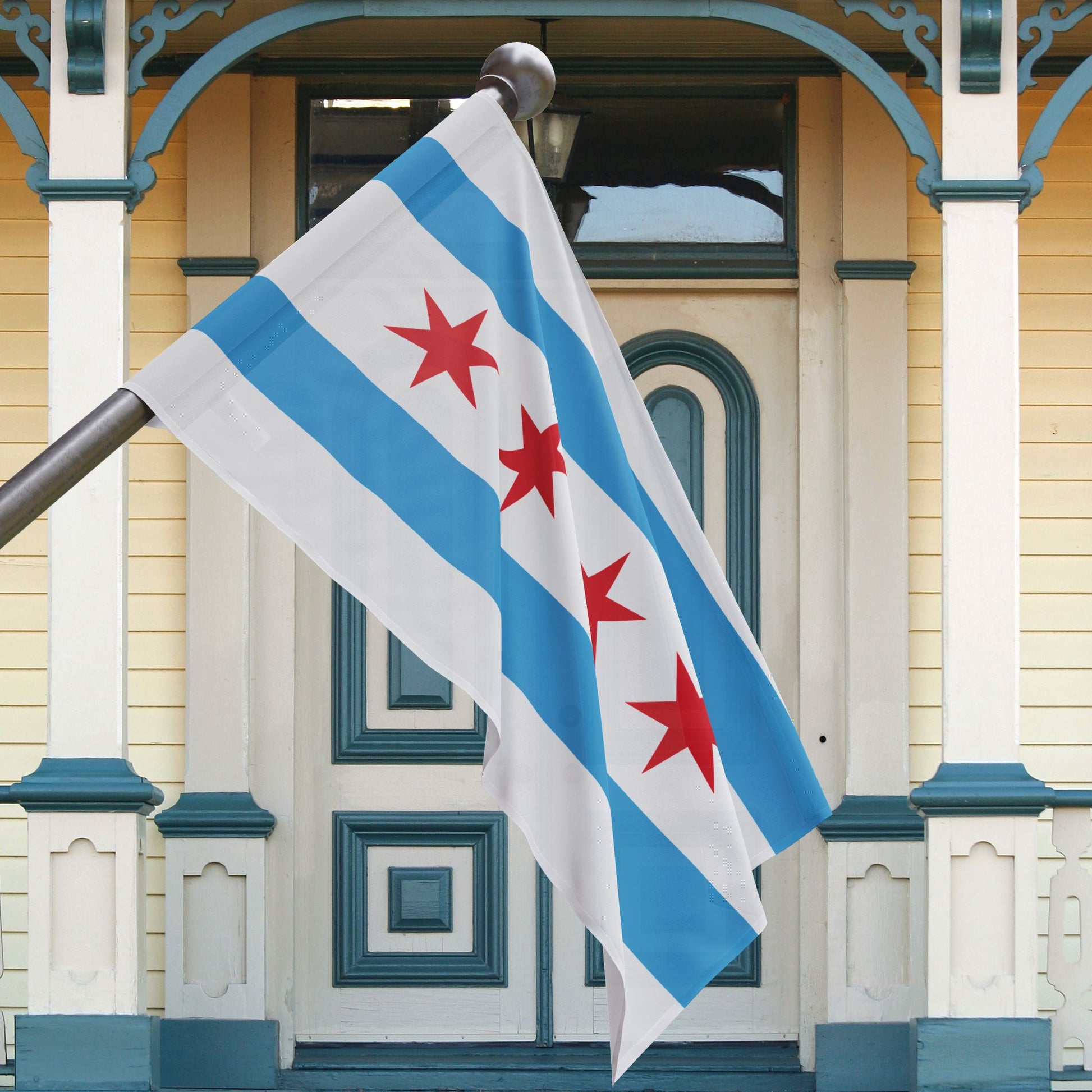 IL - Chicago Illinois Flag