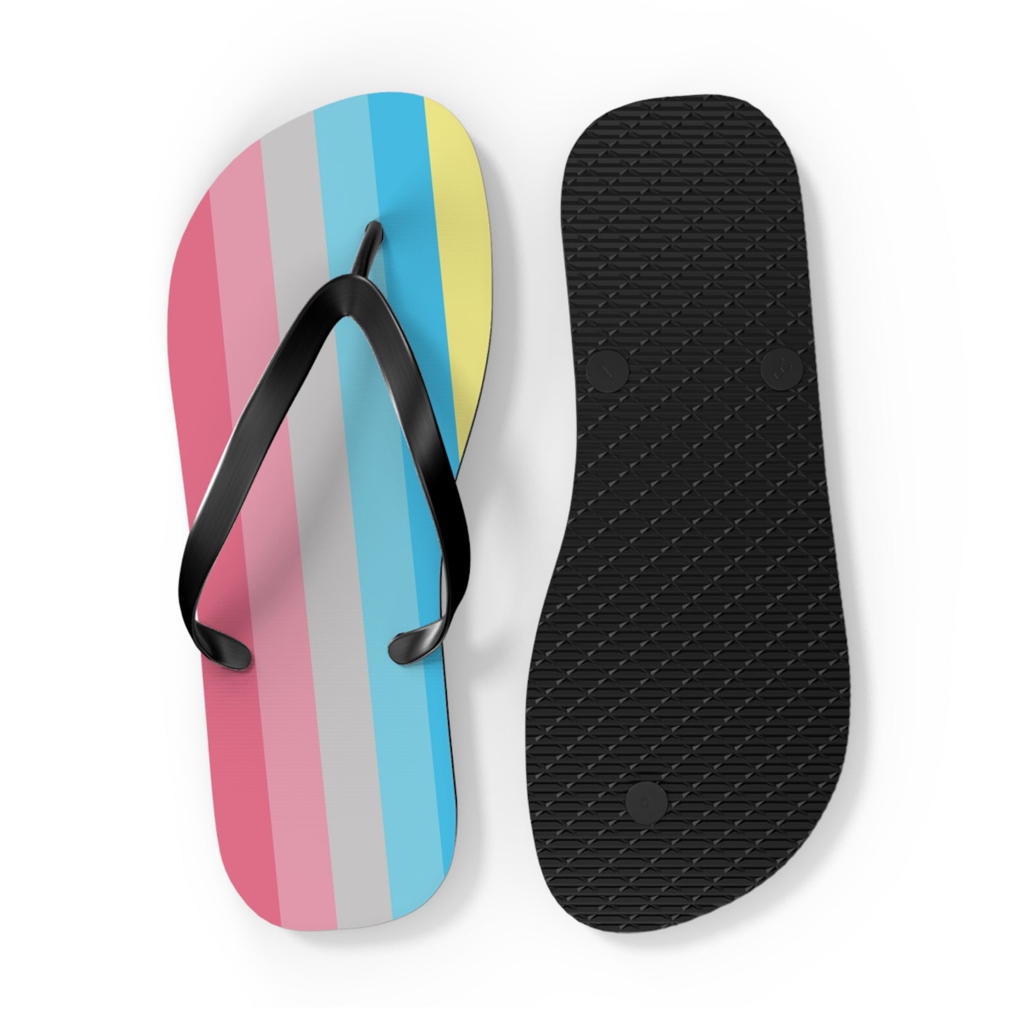 Genderflux Pride Flip Flops