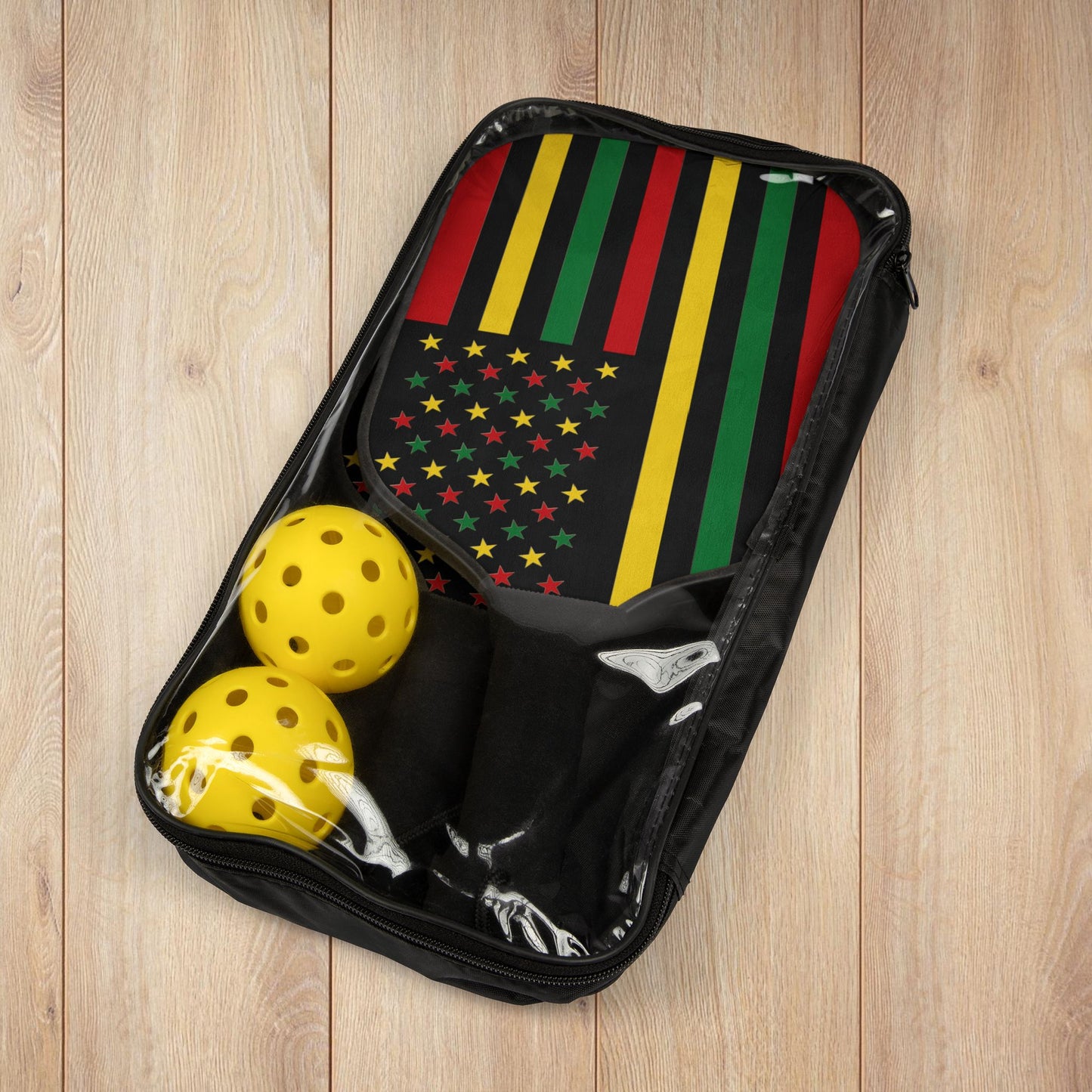 Juneteenth U.S.A. Flag Pickleball Kit