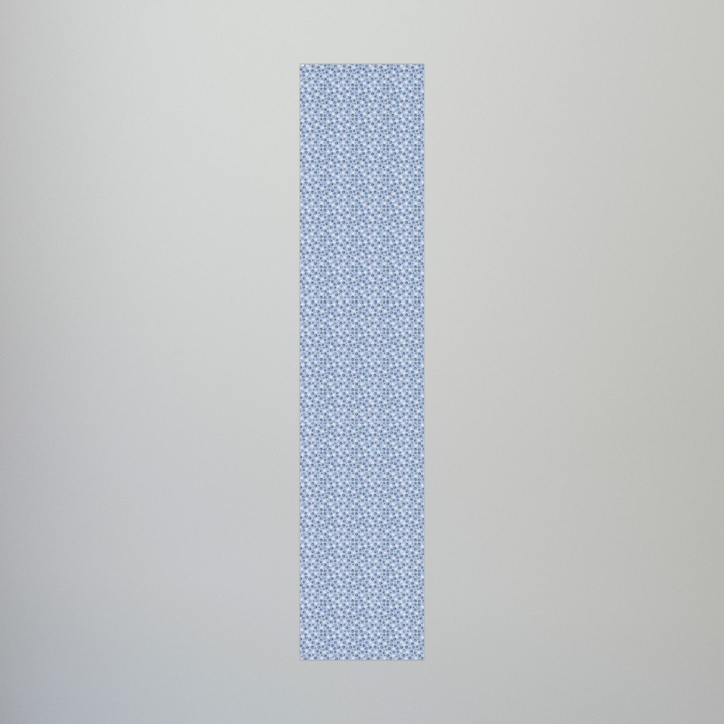 Christmas Blue & White Paw Print Gift Wrapping Paper Roll