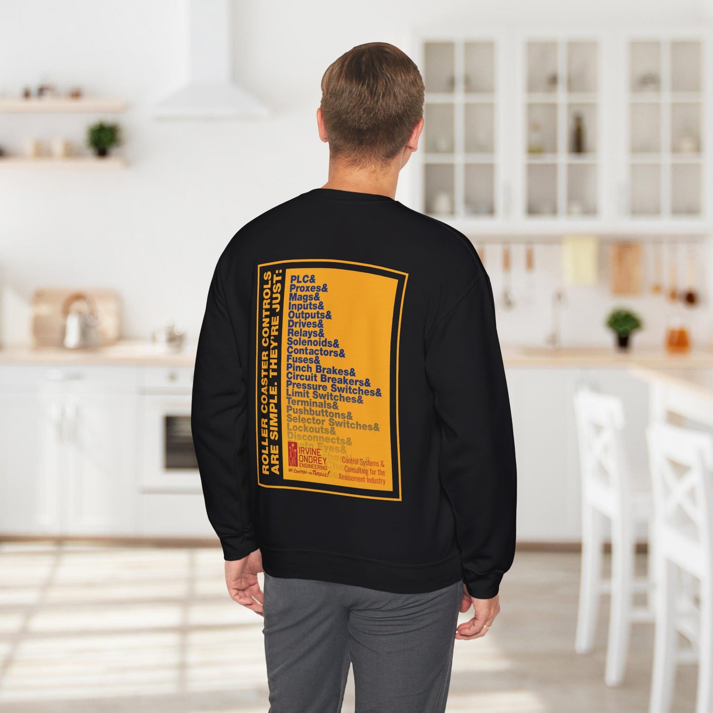 OG Controls Sweatshirt (BACK graphic) • Irvine Ondrey Engineering