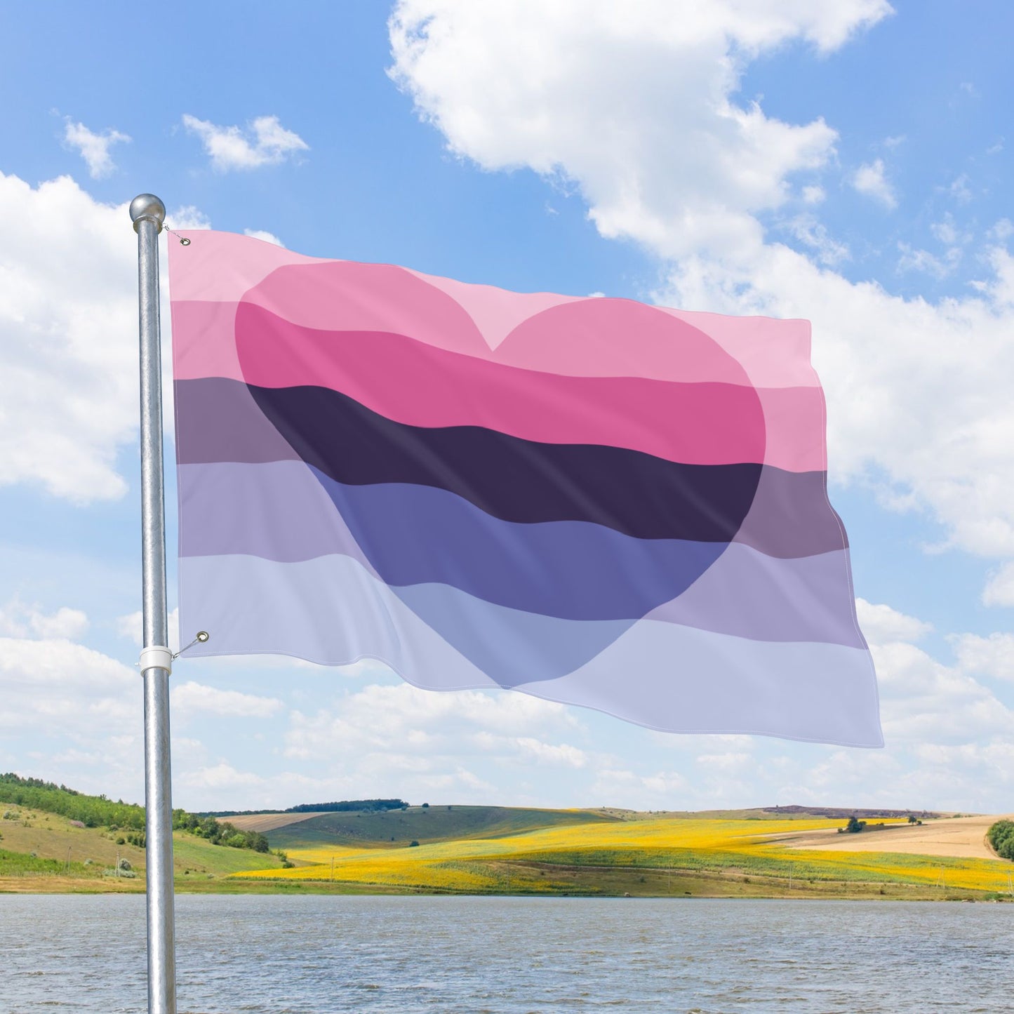 Omniromantic Pride Flag with Grommets