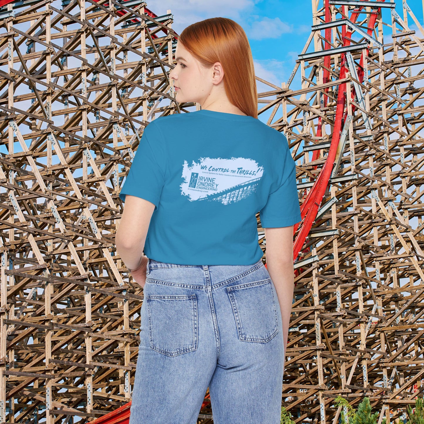OG Woodie Tee (BACK graphic) • Irvine Ondrey Engineering