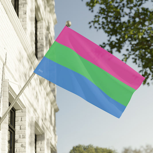 60" x 36" Polysexual Pride Flag