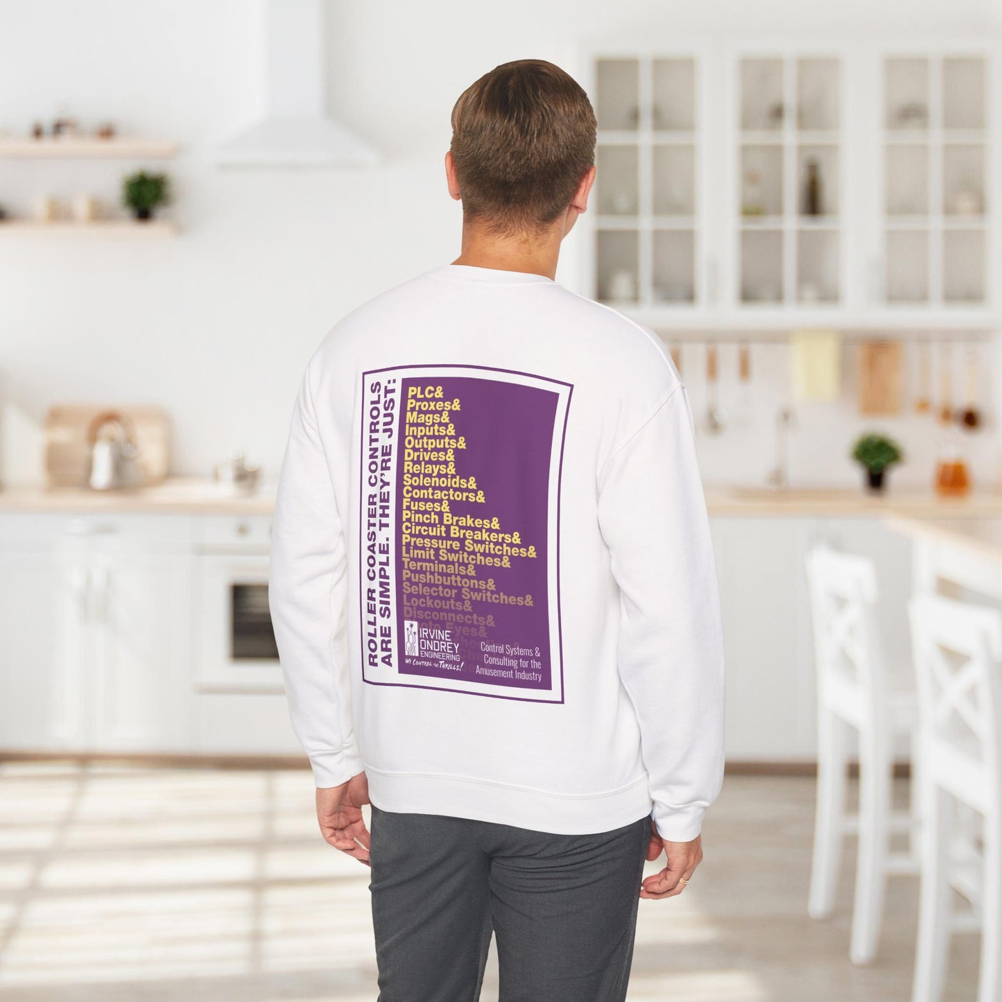 OG Controls Sweatshirt (BACK graphic) • Irvine Ondrey Engineering