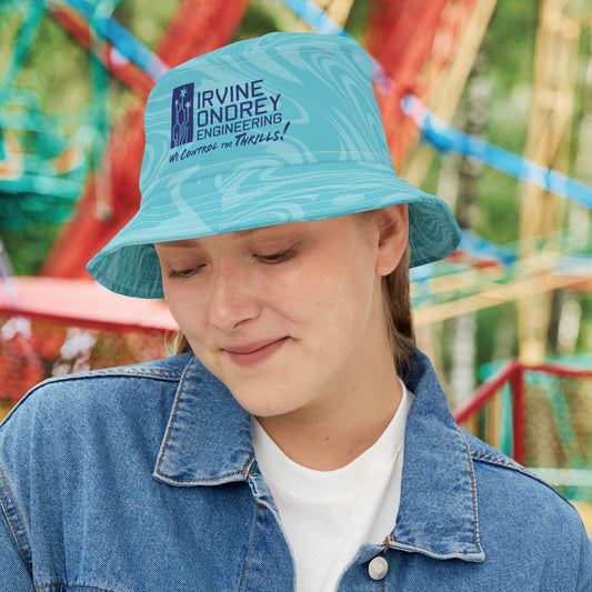Teal Swirl Bucket Hat • Irvine Ondrey Engineering