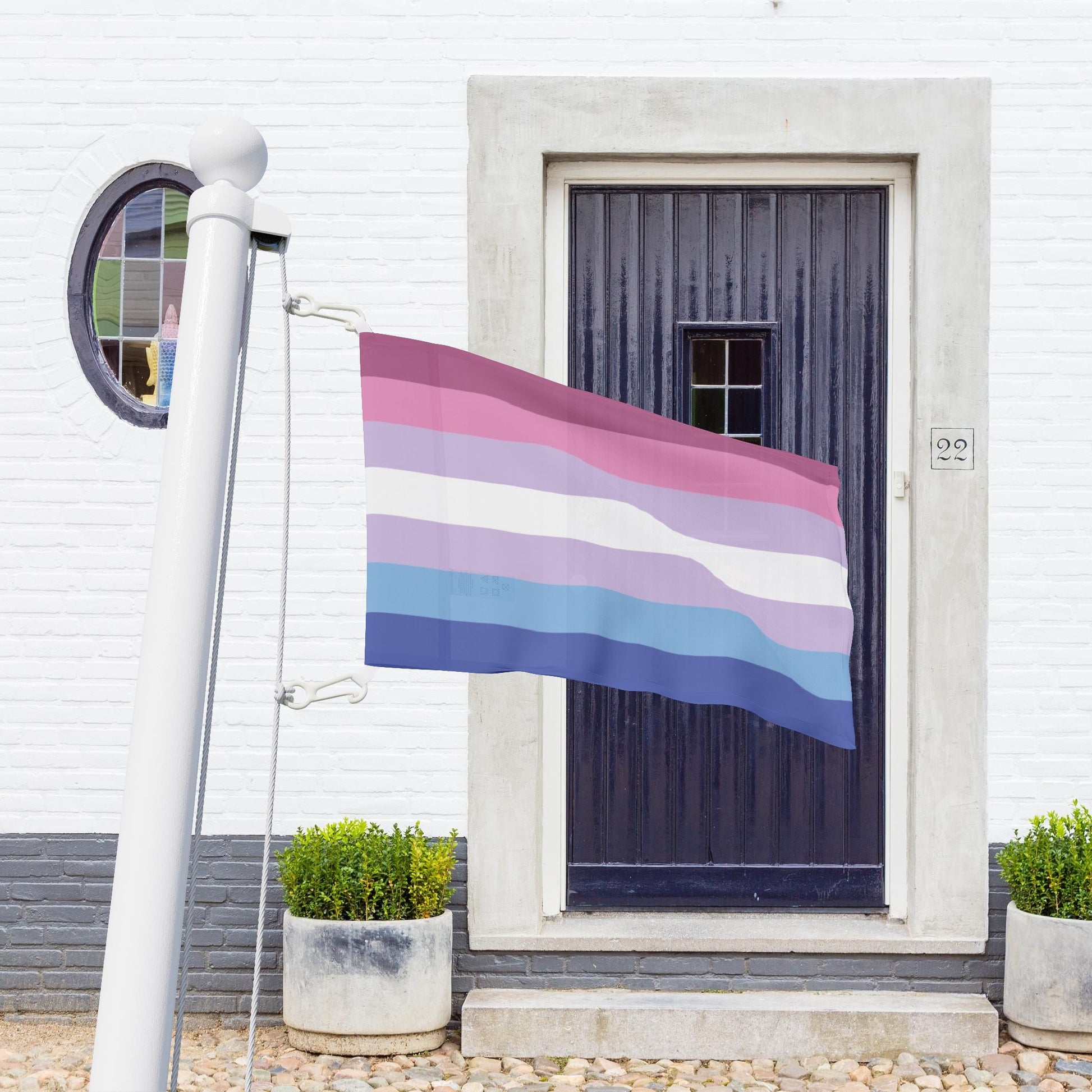 Bigender Purple Pride Flag