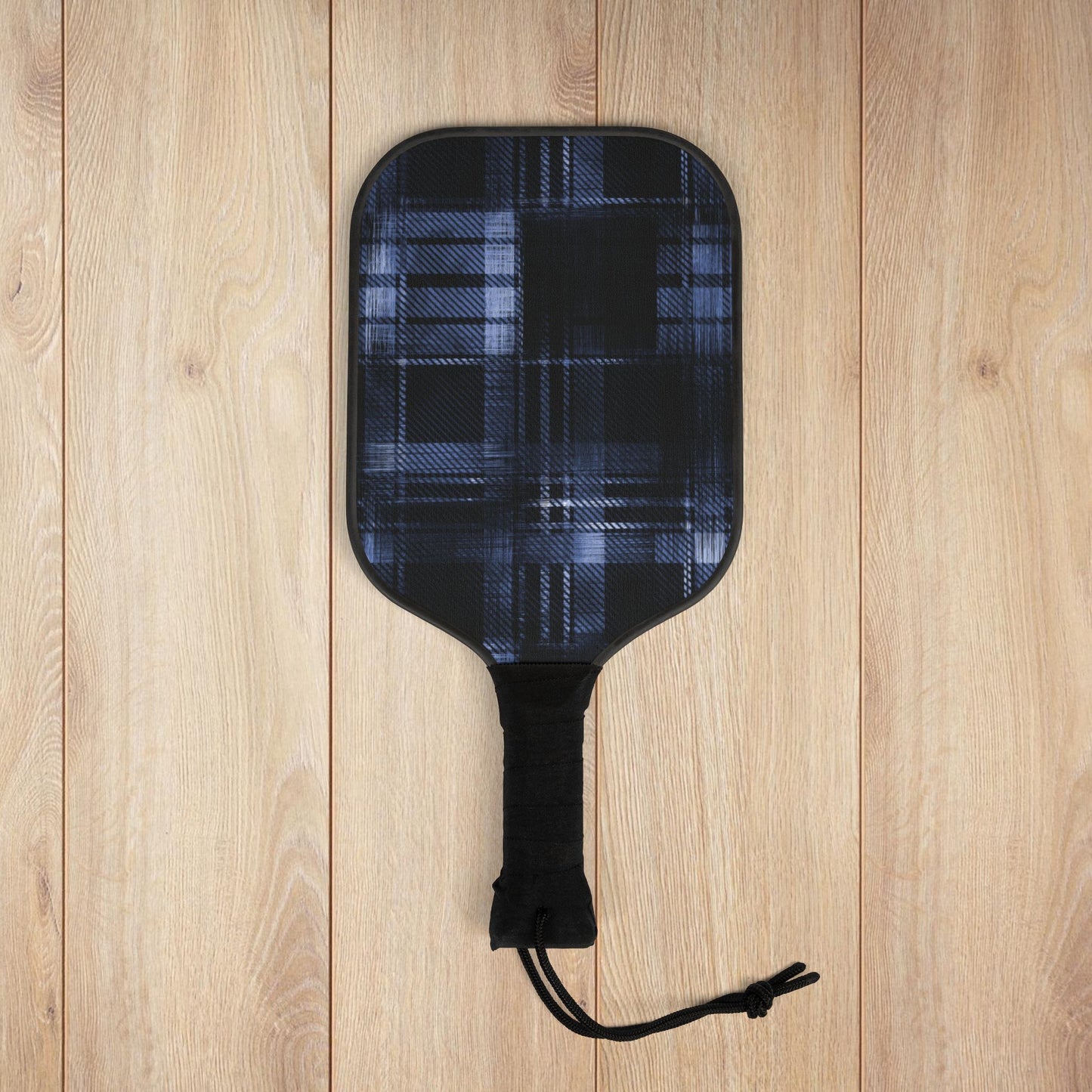 Blue & Black Plaid Pickleball Paddles