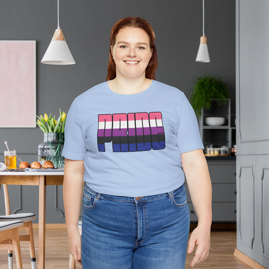 Baby Blue Genderfluid Pride Tee