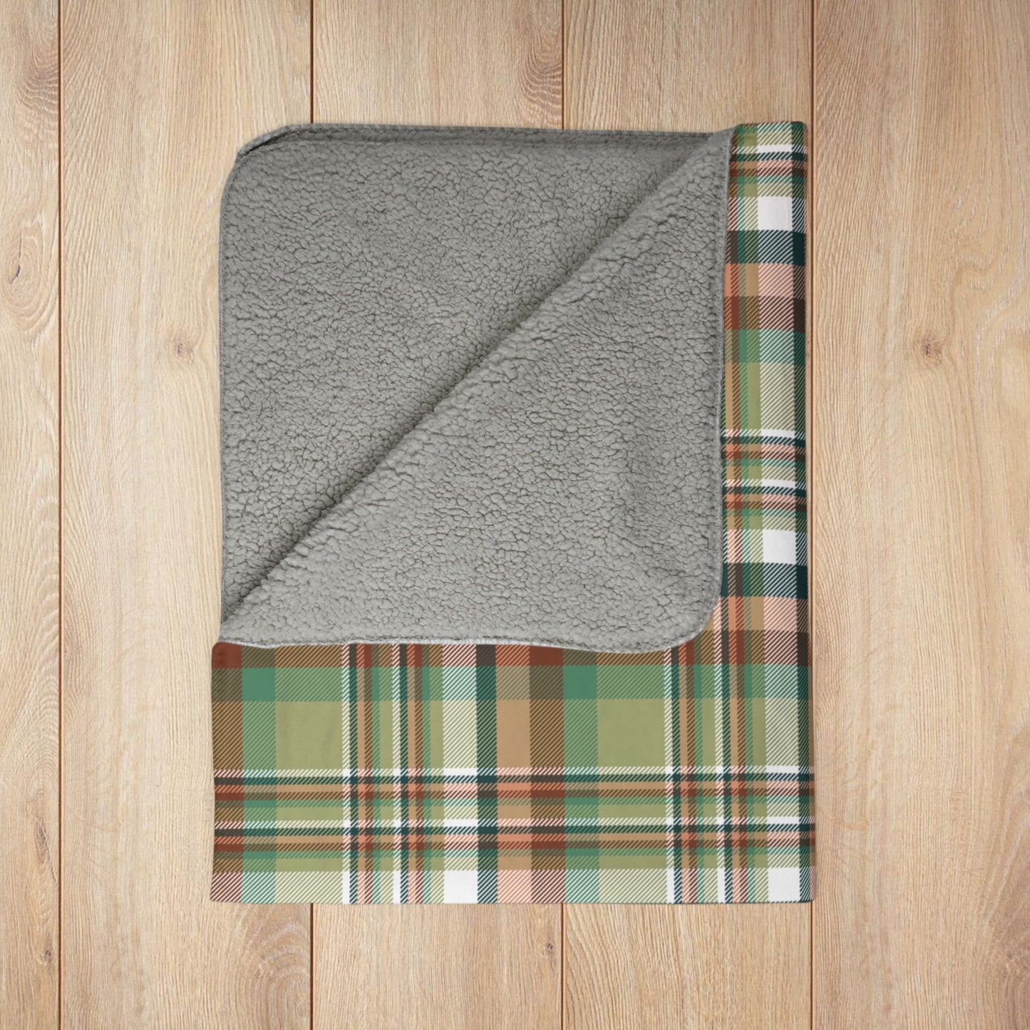 Nebulasexual Pride Plaid Fleece Sherpa Blanket