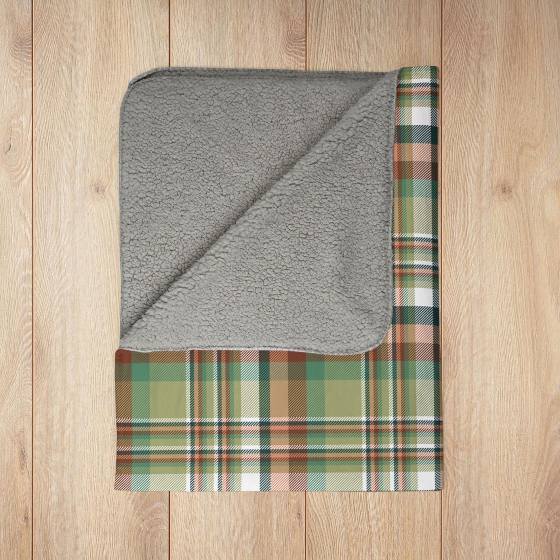 Nebulasexual Pride Plaid Fleece Sherpa Blanket