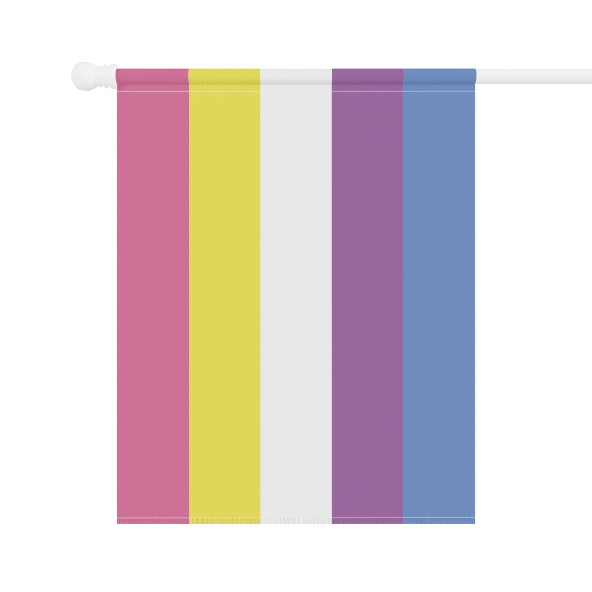 Bigender Yellow Pride Garden Banner