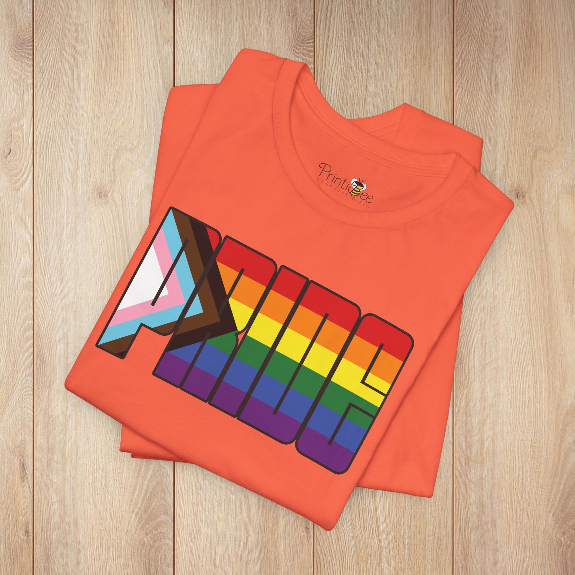 Rainbow Progress Pride Tee