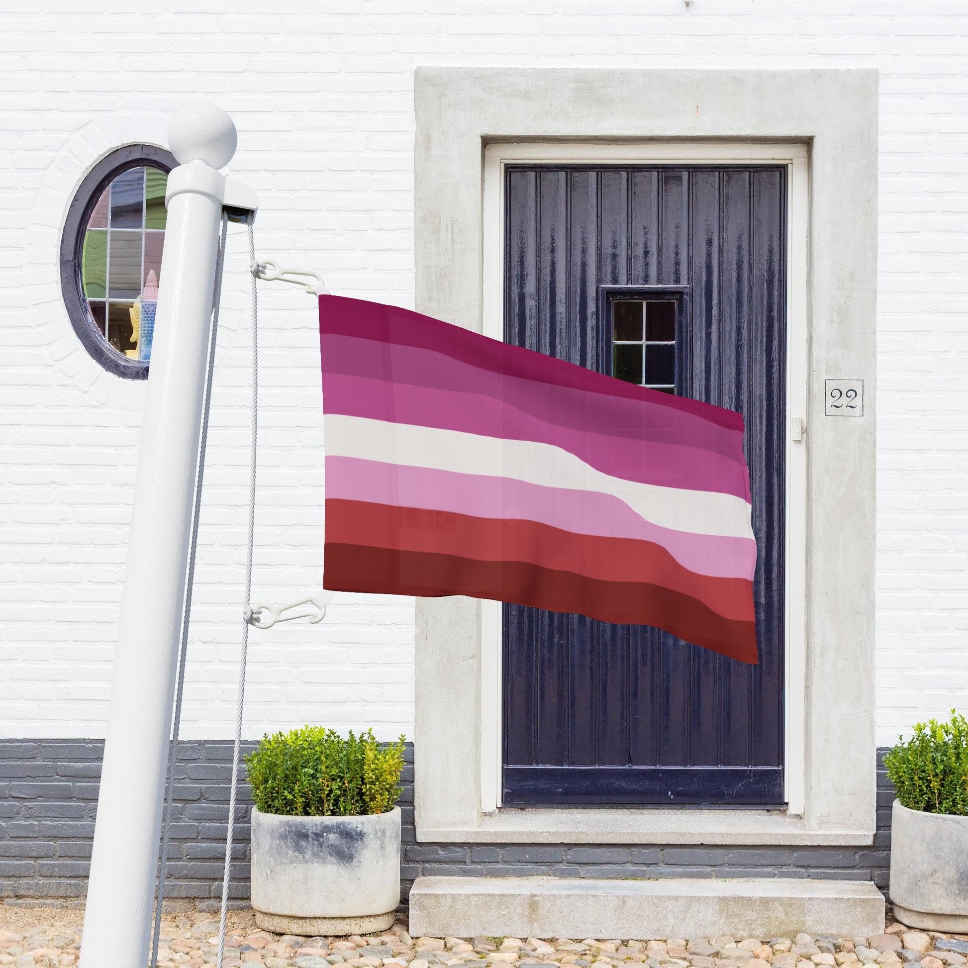 Lesbian Pride Pink 7-Stripe Flag