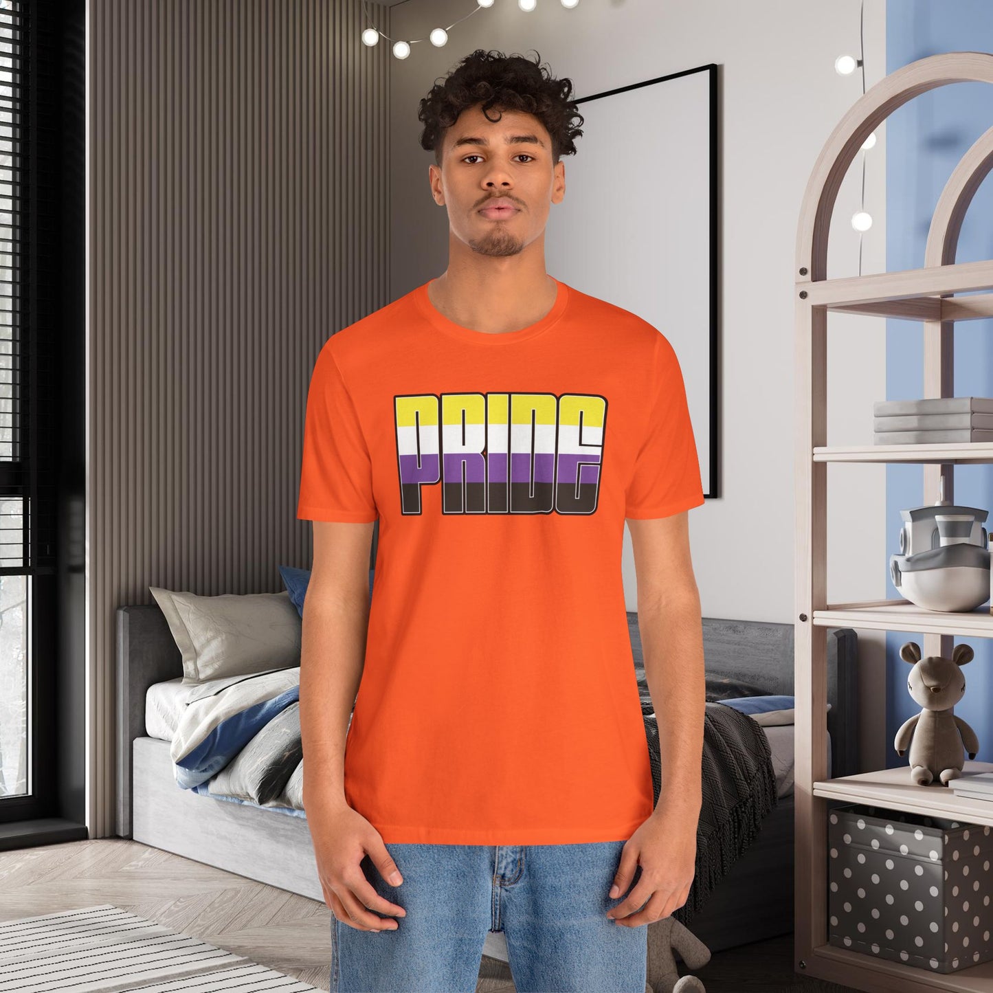 Orange Non-Binary Pride Tee