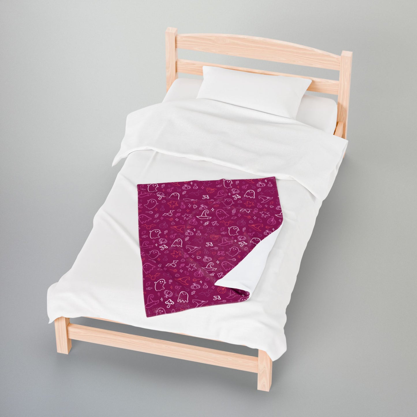 Lesbian Pink Pride Halloween Velveteen Plush Blanket