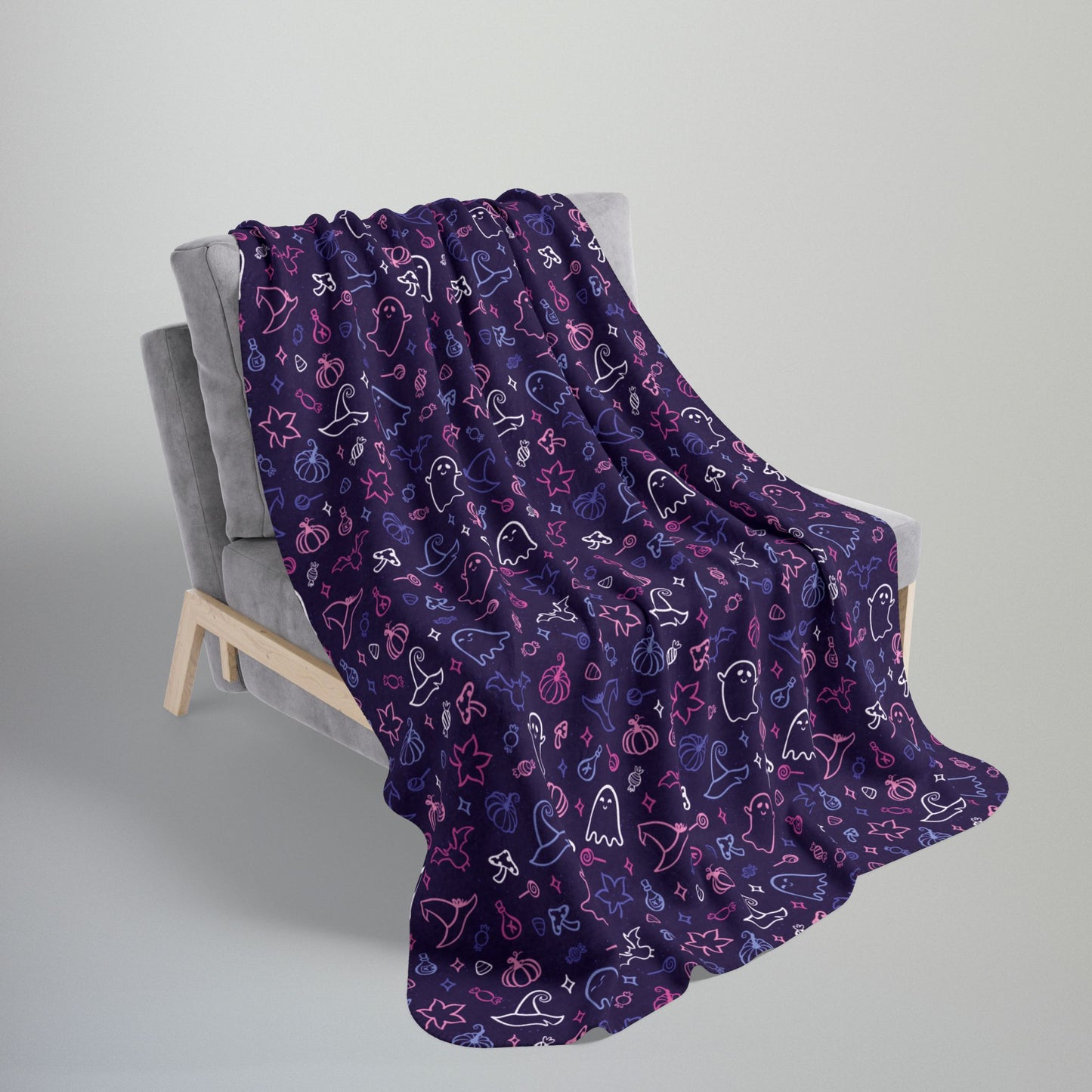 Omnisexual Pride Halloween Fleece Sherpa Blanket