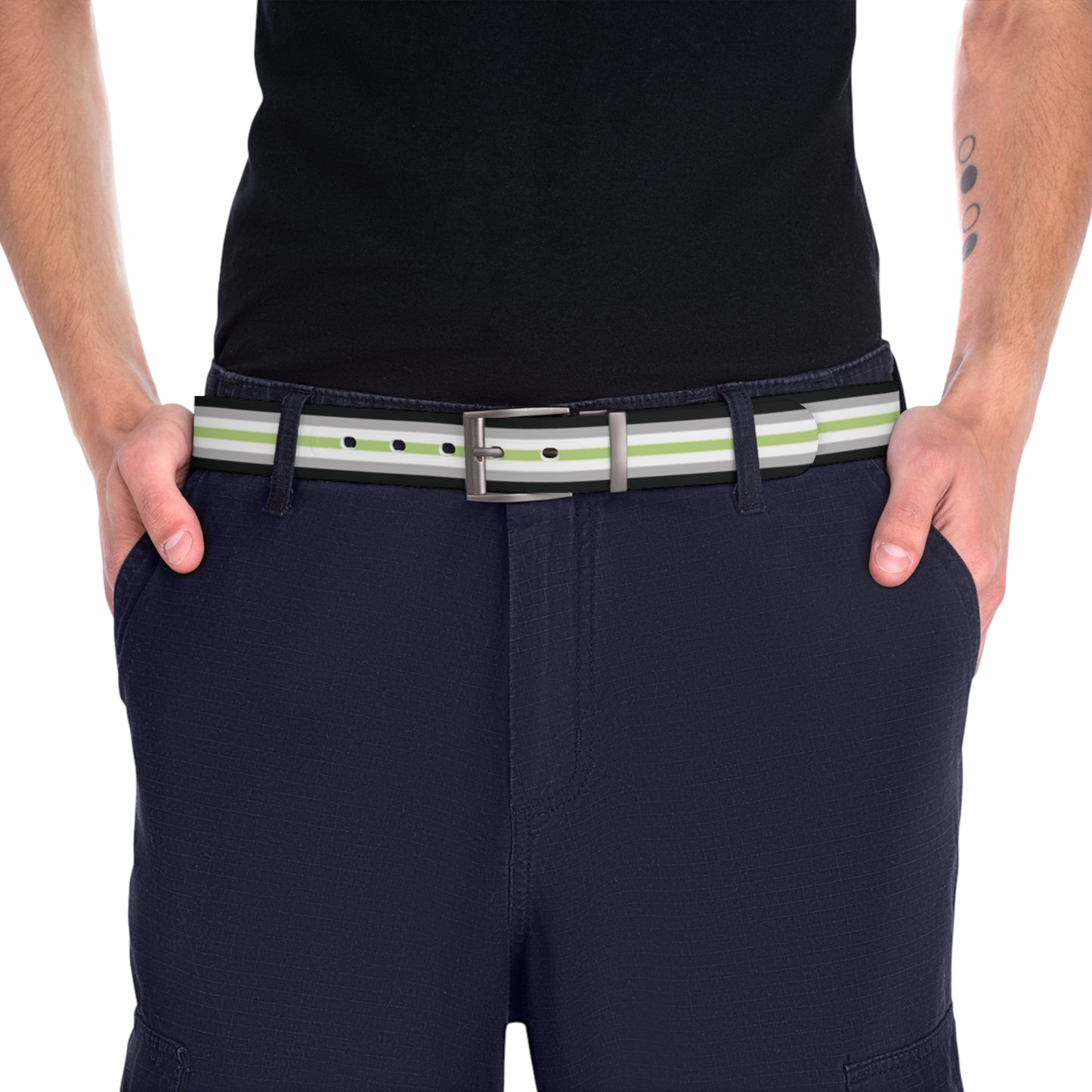 Agender Pride Flag Belt