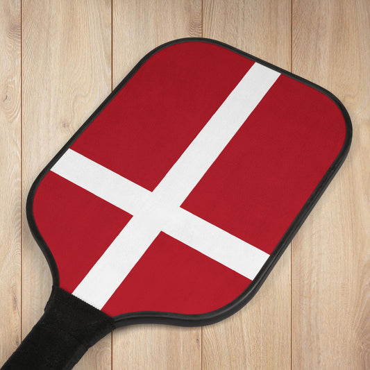 Denmark Flag Pickleball Kit