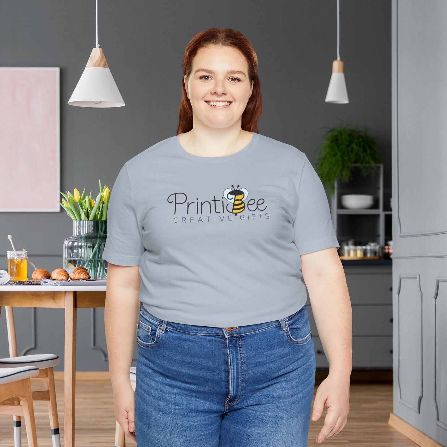 Camiseta con logotipo PrintiBee