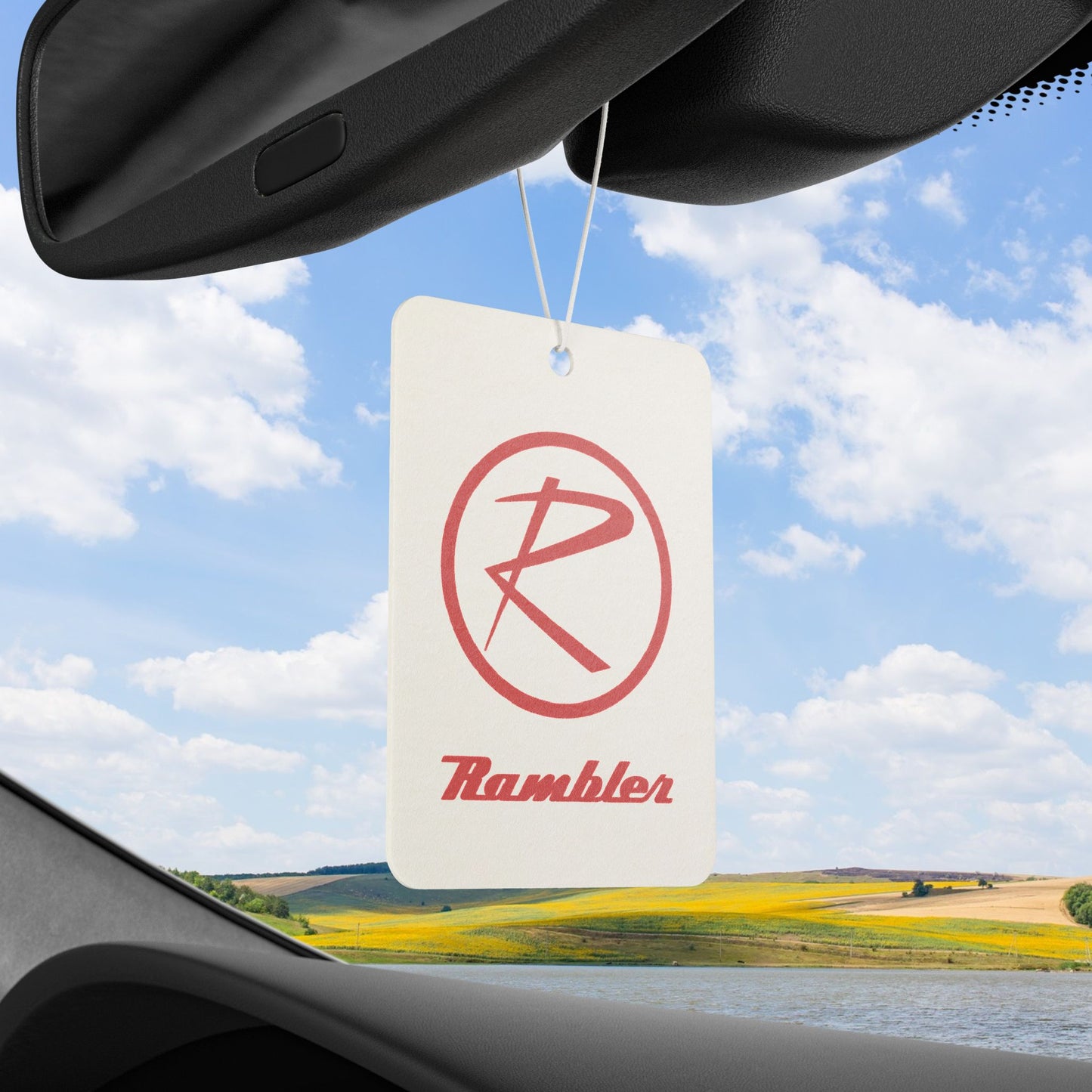 Rambler Red Logos Custom Air Freshener