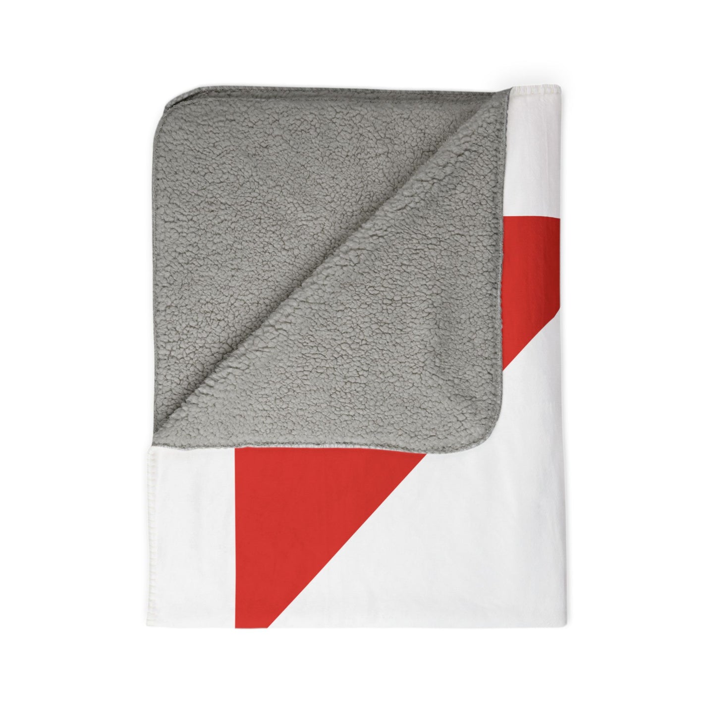 AMC Logo White Fleece Sherpa Blanket